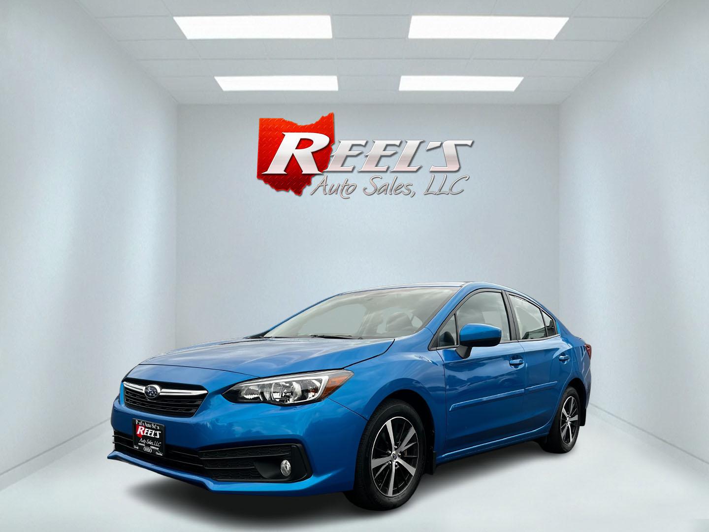 2022 Blue /Black Subaru Impreza 2.0i Premium CVT 4-Door (4S3GKAV69N3) with an 2.0L H4 DOHC 16V engine, Automatic transmission, located at 11115 Chardon Rd. , Chardon, OH, 44024, (440) 214-9705, 41.580246, -81.241943 - Photo#0