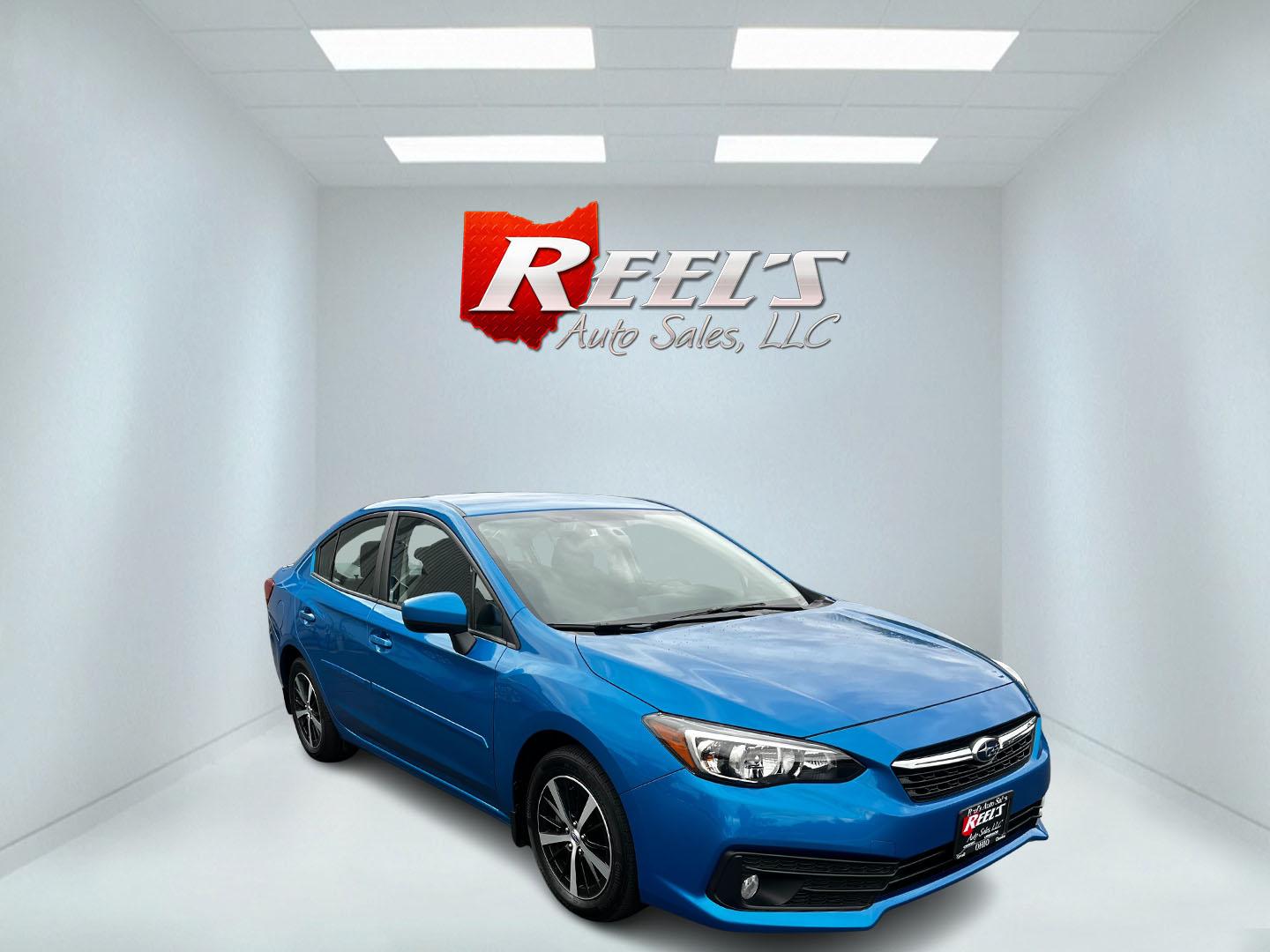 2022 Blue /Black Subaru Impreza 2.0i Premium CVT 4-Door (4S3GKAV69N3) with an 2.0L H4 DOHC 16V engine, Automatic transmission, located at 11115 Chardon Rd. , Chardon, OH, 44024, (440) 214-9705, 41.580246, -81.241943 - Photo#2