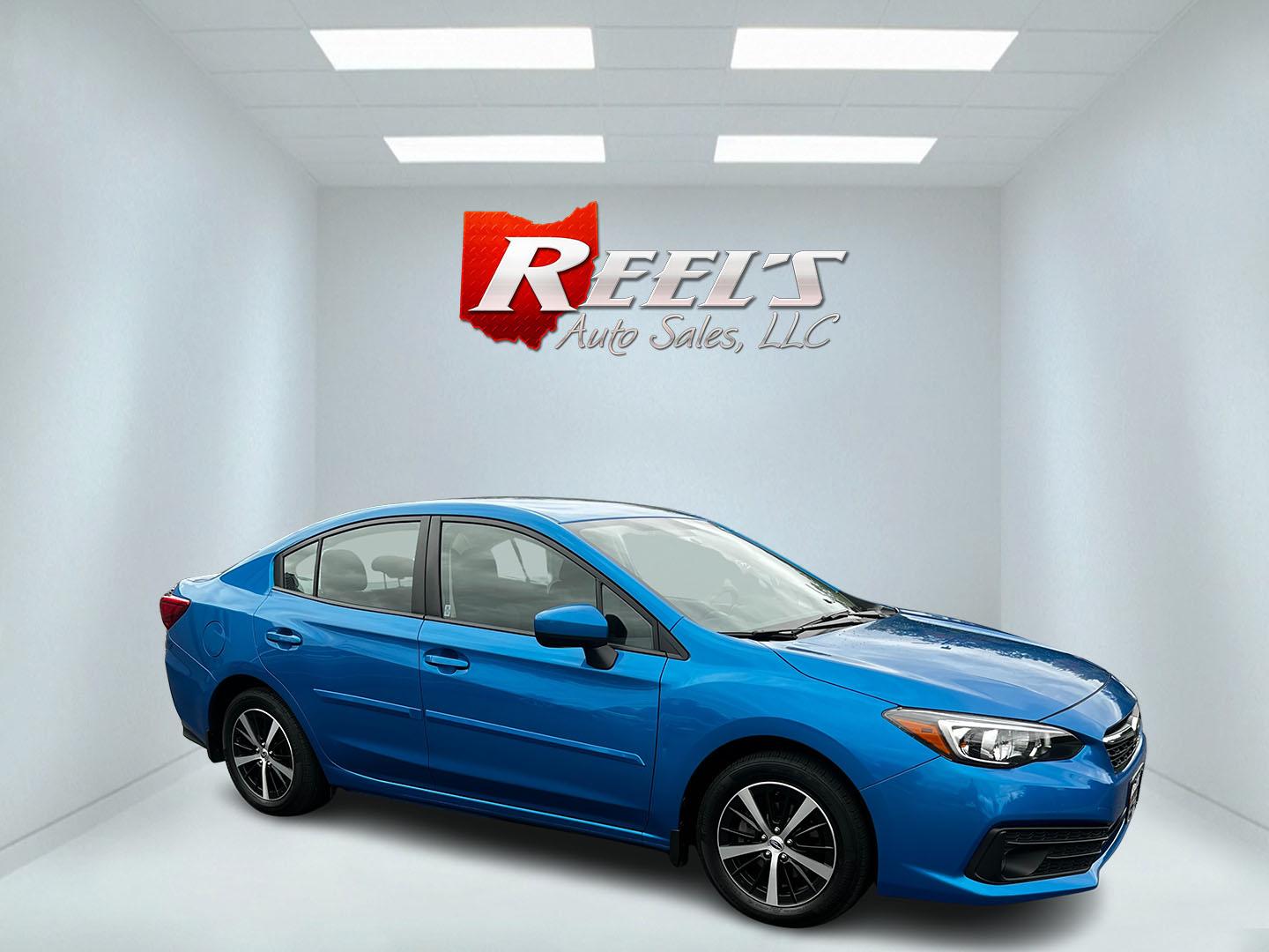 2022 Blue /Black Subaru Impreza 2.0i Premium CVT 4-Door (4S3GKAV69N3) with an 2.0L H4 DOHC 16V engine, Automatic transmission, located at 11115 Chardon Rd. , Chardon, OH, 44024, (440) 214-9705, 41.580246, -81.241943 - Photo#3
