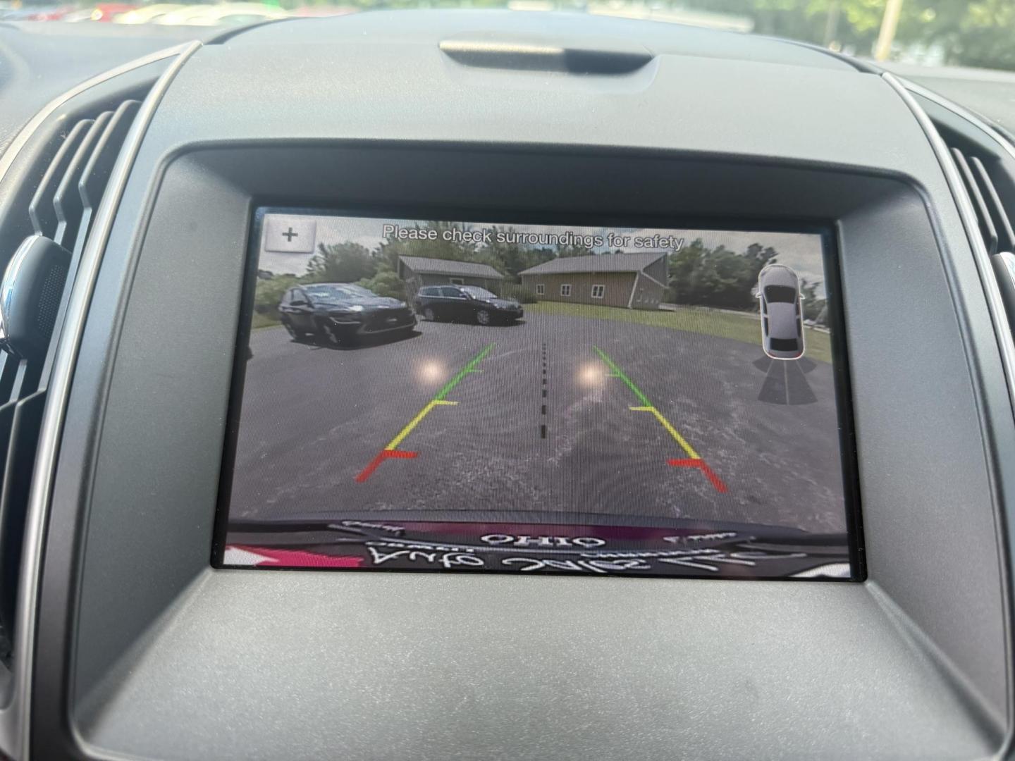 2019 Burgundy /Black Ford Edge SEL AWD (2FMPK4J96KB) with an 2.0L I4 DOHC 16V Turbo engine, 8-Speed Automatic transmission, located at 11115 Chardon Rd. , Chardon, OH, 44024, (440) 214-9705, 41.580246, -81.241943 - FRESH TRADE ALET ----- 2019 Ford Edge SEL AWD is a sophisticated midsize SUV combining performance, technology, and comfort. It features a 2.0-liter turbocharged I4 EcoBoost engine with a 8-speed automatic transmission, providing a balanced driving experience with efficiency and power. The interior - Photo#27