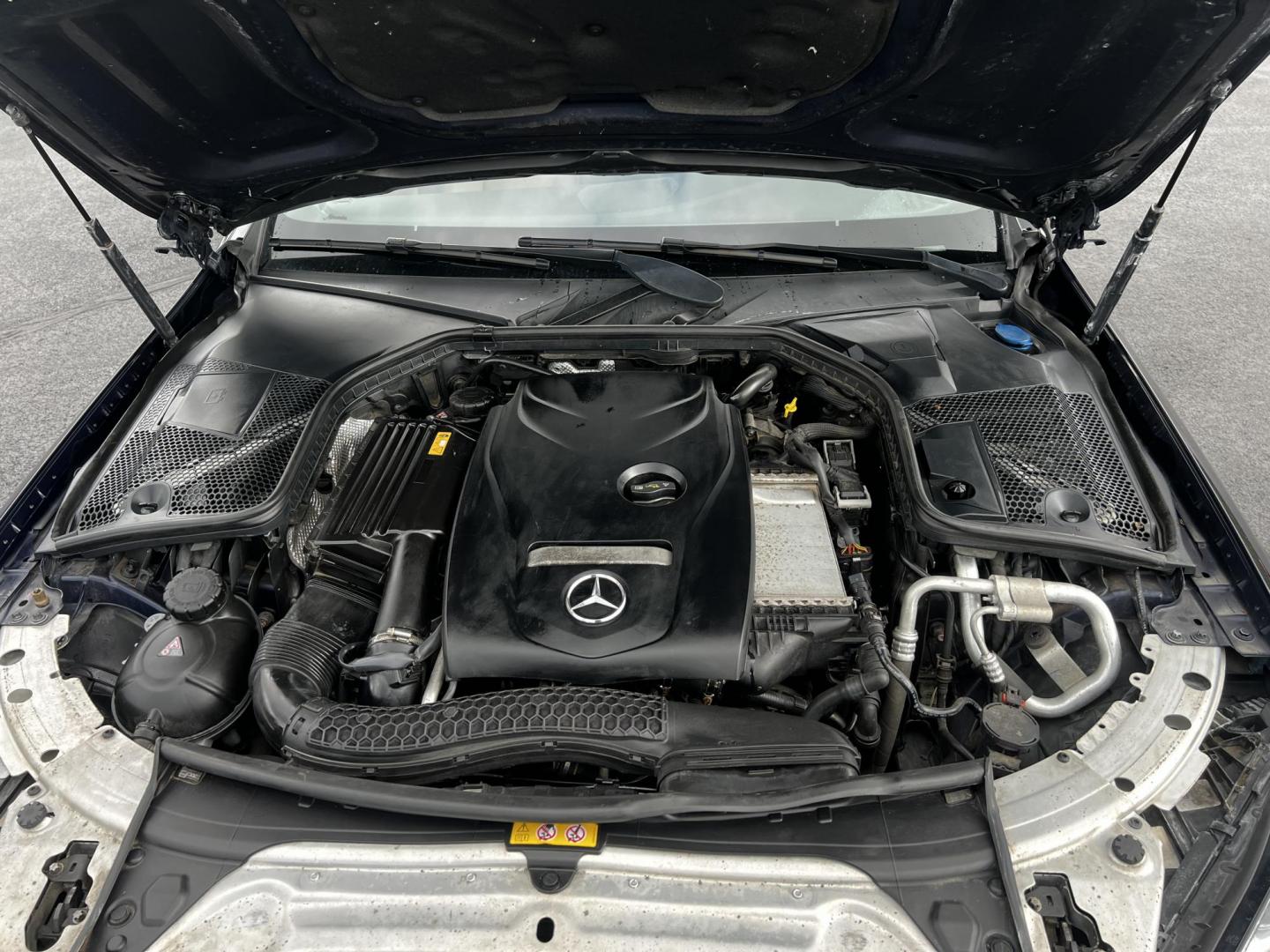 2017 Blue /Brown Mercedes-Benz C-Class C300 4MATIC Coupe (WDDWJ4KB8HF) with an 2.0L I4 DOHC 16V TURBO engine, 7A transmission, located at 11115 Chardon Rd. , Chardon, OH, 44024, (440) 214-9705, 41.580246, -81.241943 - Photo#3