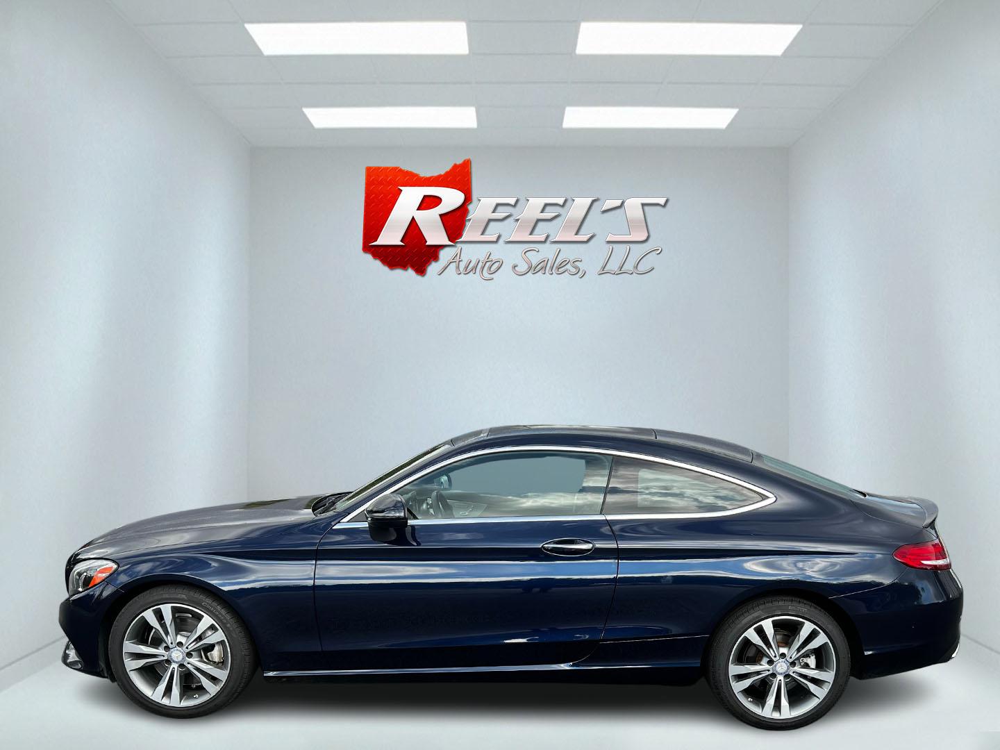 2017 Blue /Brown Mercedes-Benz C-Class C300 4MATIC Coupe (WDDWJ4KB8HF) with an 2.0L I4 DOHC 16V TURBO engine, 7A transmission, located at 11115 Chardon Rd. , Chardon, OH, 44024, (440) 214-9705, 41.580246, -81.241943 - Photo#22