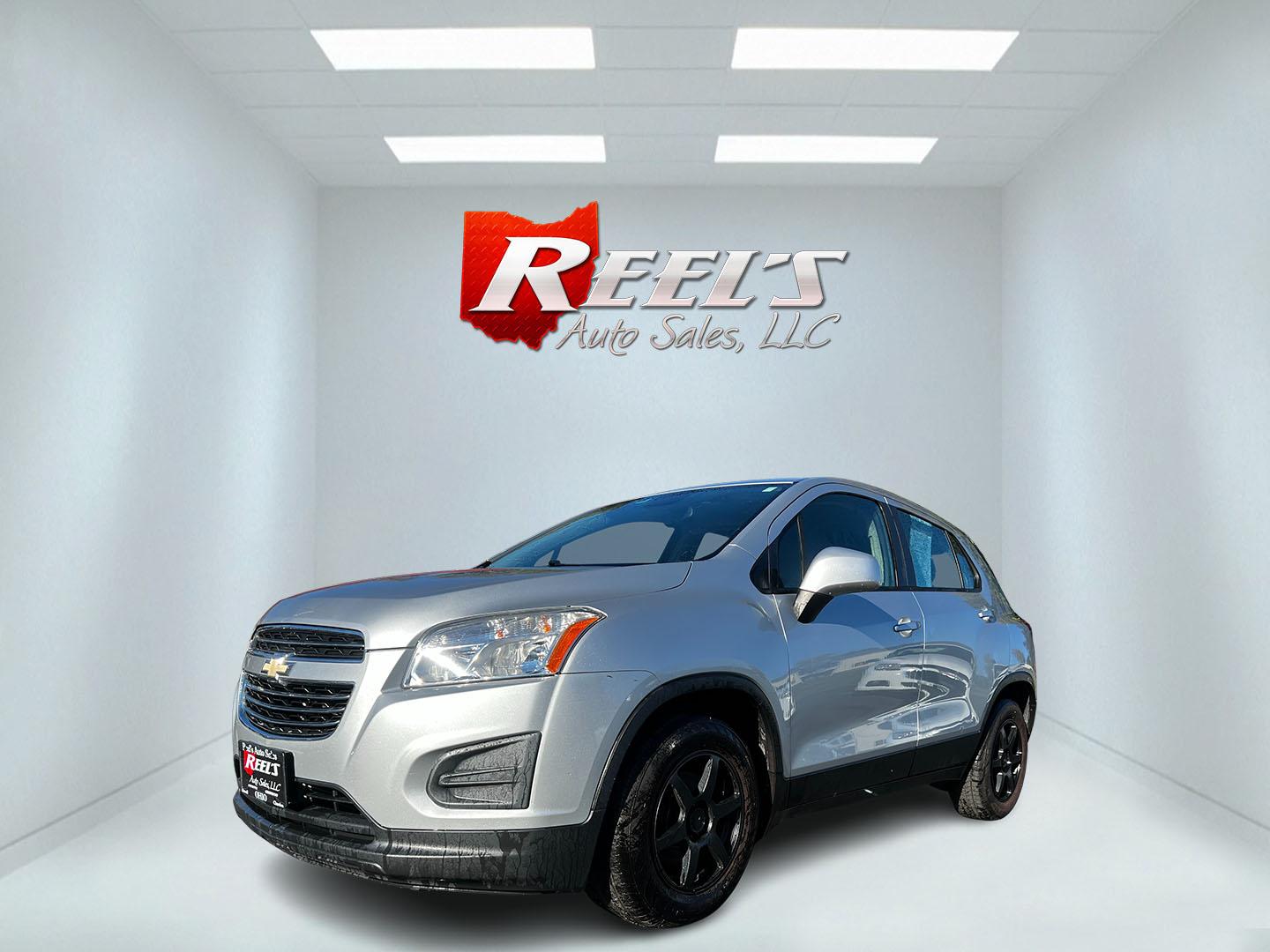 2016 Silver /Black Chevrolet Trax LS FWD (KL7CJKSB9GB) with an 1.4L I4 DOHC 16V Turbo engine, 6A transmission, located at 547 E. Main St., Orwell, OH, 44076, (440) 437-5893, 41.535435, -80.847855 - Photo#0