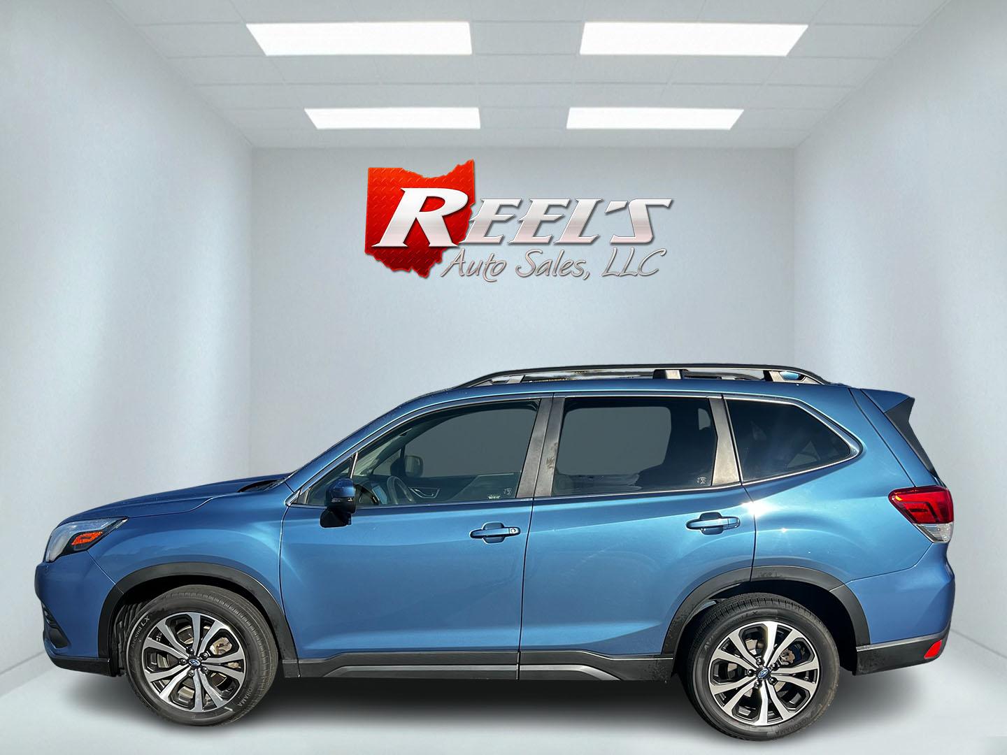 2022 Blue /Gray Subaru Forester Limited (JF2SKAPC3NH) with an 2.5L H4 SOHC 16V engine, Automatic transmission, located at 11115 Chardon Rd. , Chardon, OH, 44024, (440) 214-9705, 41.580246, -81.241943 - Photo#9