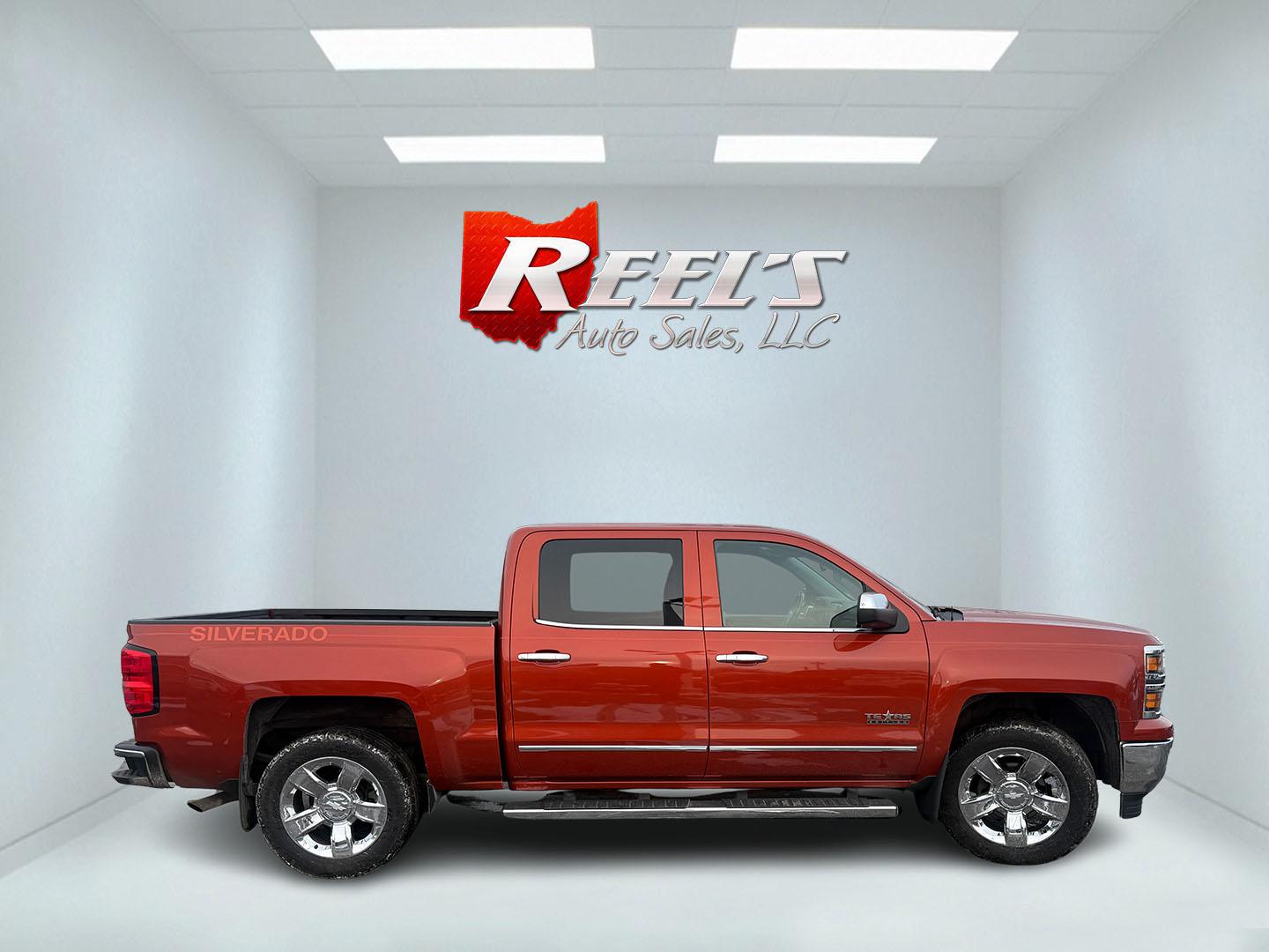 2015 Orange /Black Chevrolet Silverado 1500 LTZ Crew Cab 4WD (3GCUKSEC8FG) with an 5.3L V8 OHV 16V engine, Automatic transmission, located at 11115 Chardon Rd. , Chardon, OH, 44024, (440) 214-9705, 41.580246, -81.241943 - 2015 Chevrolet Silverado 1500 LTZ Crew Cab 4WD – Premium Power, Reliability, and Comfort Experience the perfect combination of strength, luxury, and dependability with this 2015 Chevrolet Silverado 1500 LTZ Crew Cab 4WD. Under the hood, the proven 5.3L EcoTec3 V8 engine paired with a 6-speed au - Photo#24