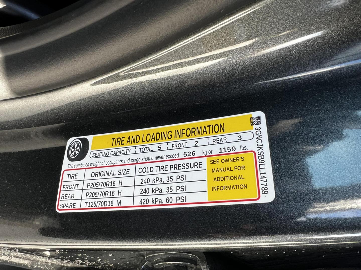 2020 Gray /Black Chevrolet Trax LS FWD (3GNCJKSB9LL) with an 1.4L I4 DOHC 16V TURBO engine, 6A transmission, located at 547 E. Main St., Orwell, OH, 44076, (440) 437-5893, 41.535435, -80.847855 - This 2020 Chevrolet Trax LS FWD is a compact SUV featuring a 1.4L I4 turbocharged EcoTec engine paired with a 6-speed automatic transmission, delivering an efficient performance with an estimated 31 MPG on the highway. It includes modern technological amenities such as a 7.0" touchscreen with both A - Photo#27