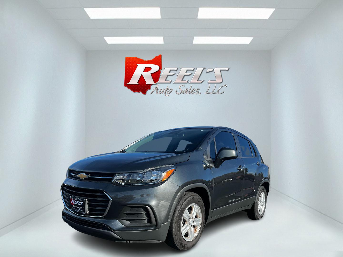 2020 Gray /Black Chevrolet Trax LS FWD (3GNCJKSB9LL) with an 1.4L I4 DOHC 16V TURBO engine, 6A transmission, located at 547 E. Main St., Orwell, OH, 44076, (440) 437-5893, 41.535435, -80.847855 - This 2020 Chevrolet Trax LS FWD is a compact SUV featuring a 1.4L I4 turbocharged EcoTec engine paired with a 6-speed automatic transmission, delivering an efficient performance with an estimated 31 MPG on the highway. It includes modern technological amenities such as a 7.0" touchscreen with both A - Photo#0