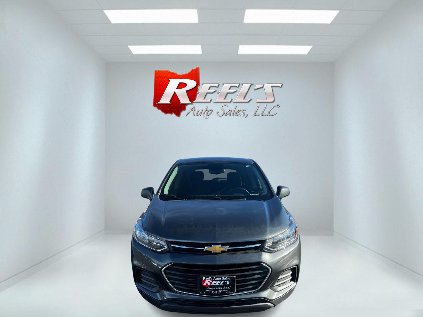 2020 Gray /Black Chevrolet Trax LS FWD (3GNCJKSB9LL) with an 1.4L I4 DOHC 16V TURBO engine, 6A transmission, located at 547 E. Main St., Orwell, OH, 44076, (440) 437-5893, 41.535435, -80.847855 - This 2020 Chevrolet Trax LS FWD is a compact SUV featuring a 1.4L I4 turbocharged EcoTec engine paired with a 6-speed automatic transmission, delivering an efficient performance with an estimated 31 MPG on the highway. It includes modern technological amenities such as a 7.0" touchscreen with both A - Photo#1