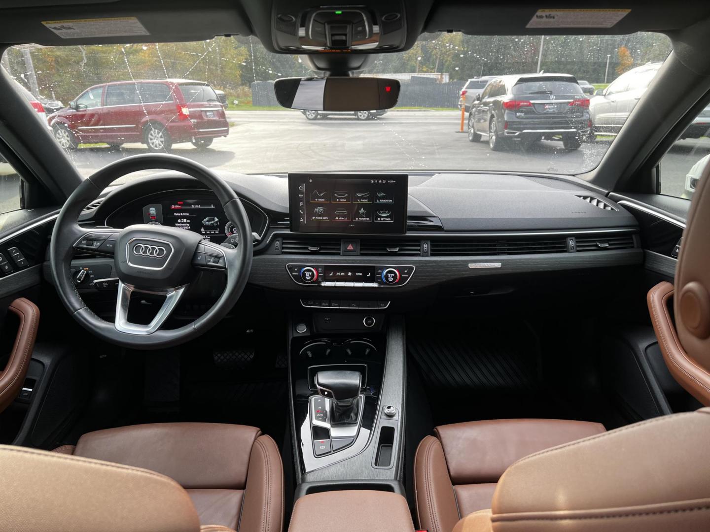 2021 White /Brown Audi A4 Premium Plus quattro (WAUEAAF4XMA) with an 2.0L I4 DOHC 16V TURBO engine, 7A transmission, located at 547 E. Main St., Orwell, OH, 44076, (440) 437-5893, 41.535435, -80.847855 - This One Owner 2021 Audi A4 Premium Plus S Line is equipped with a robust 2.0 I4 turbocharged engine and a 7-speed dual-clutch automatic transmission, allowing it to accelerate from 0 to 60 mph in 5.2 seconds, while achieving an impressive 31 MPG on the highway. This model is designed with advanced - Photo#40