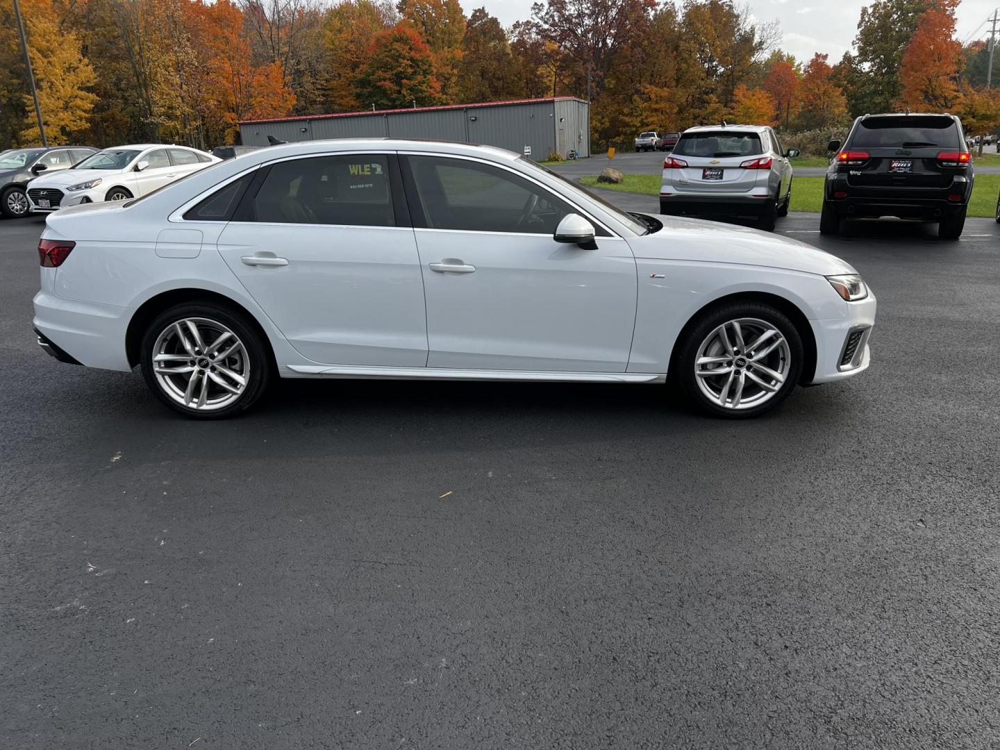 2021 White /Brown Audi A4 Premium Plus quattro (WAUEAAF4XMA) with an 2.0L I4 DOHC 16V TURBO engine, 7A transmission, located at 547 E. Main St., Orwell, OH, 44076, (440) 437-5893, 41.535435, -80.847855 - This One Owner 2021 Audi A4 Premium Plus S Line is equipped with a robust 2.0 I4 turbocharged engine and a 7-speed dual-clutch automatic transmission, allowing it to accelerate from 0 to 60 mph in 5.2 seconds, while achieving an impressive 31 MPG on the highway. This model is designed with advanced - Photo#6