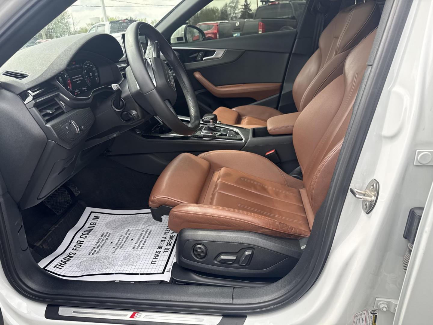 2021 White /Brown Audi A4 Premium Plus quattro (WAUEAAF4XMA) with an 2.0L I4 DOHC 16V TURBO engine, Automatic transmission, located at 547 E. Main St., Orwell, OH, 44076, (440) 437-5893, 41.535435, -80.847855 - 2022 Audi A4 Premium Plus S Line Quattro – Sporty Luxury Sedan with Turbo Power and Premium Tech! This sharp 2022 Audi A4 Premium Plus S Line Quattro is a fantastic blend of refined luxury, sporty performance, and advanced technology. Powered by a responsive 2.0L Turbocharged I4 engine paired wit - Photo#16
