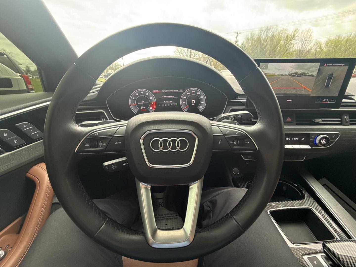 2021 White /Brown Audi A4 Premium Plus quattro (WAUEAAF4XMA) with an 2.0L I4 DOHC 16V TURBO engine, Automatic transmission, located at 547 E. Main St., Orwell, OH, 44076, (440) 437-5893, 41.535435, -80.847855 - 2022 Audi A4 Premium Plus S Line Quattro – Sporty Luxury Sedan with Turbo Power and Premium Tech! This sharp 2022 Audi A4 Premium Plus S Line Quattro is a fantastic blend of refined luxury, sporty performance, and advanced technology. Powered by a responsive 2.0L Turbocharged I4 engine paired wit - Photo#22