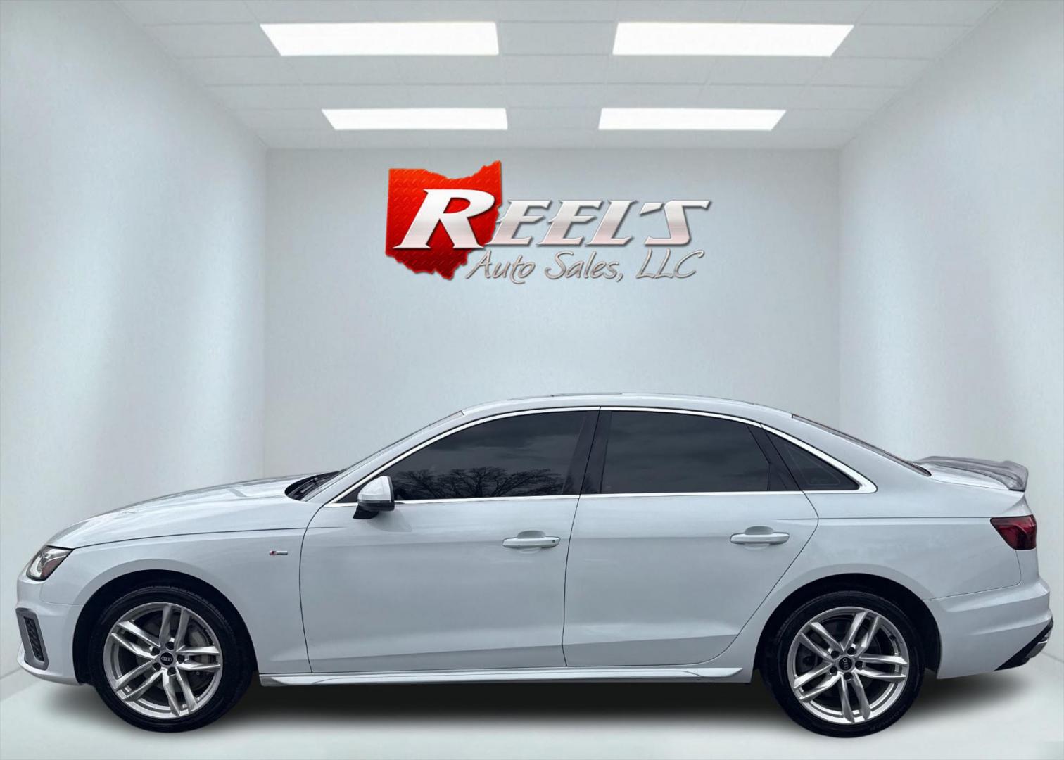 2021 White /Brown Audi A4 Premium Plus quattro (WAUEAAF4XMA) with an 2.0L I4 DOHC 16V TURBO engine, Automatic transmission, located at 547 E. Main St., Orwell, OH, 44076, (440) 437-5893, 41.535435, -80.847855 - 2022 Audi A4 Premium Plus S Line Quattro – Sporty Luxury Sedan with Turbo Power and Premium Tech! This sharp 2022 Audi A4 Premium Plus S Line Quattro is a fantastic blend of refined luxury, sporty performance, and advanced technology. Powered by a responsive 2.0L Turbocharged I4 engine paired wit - Photo#7