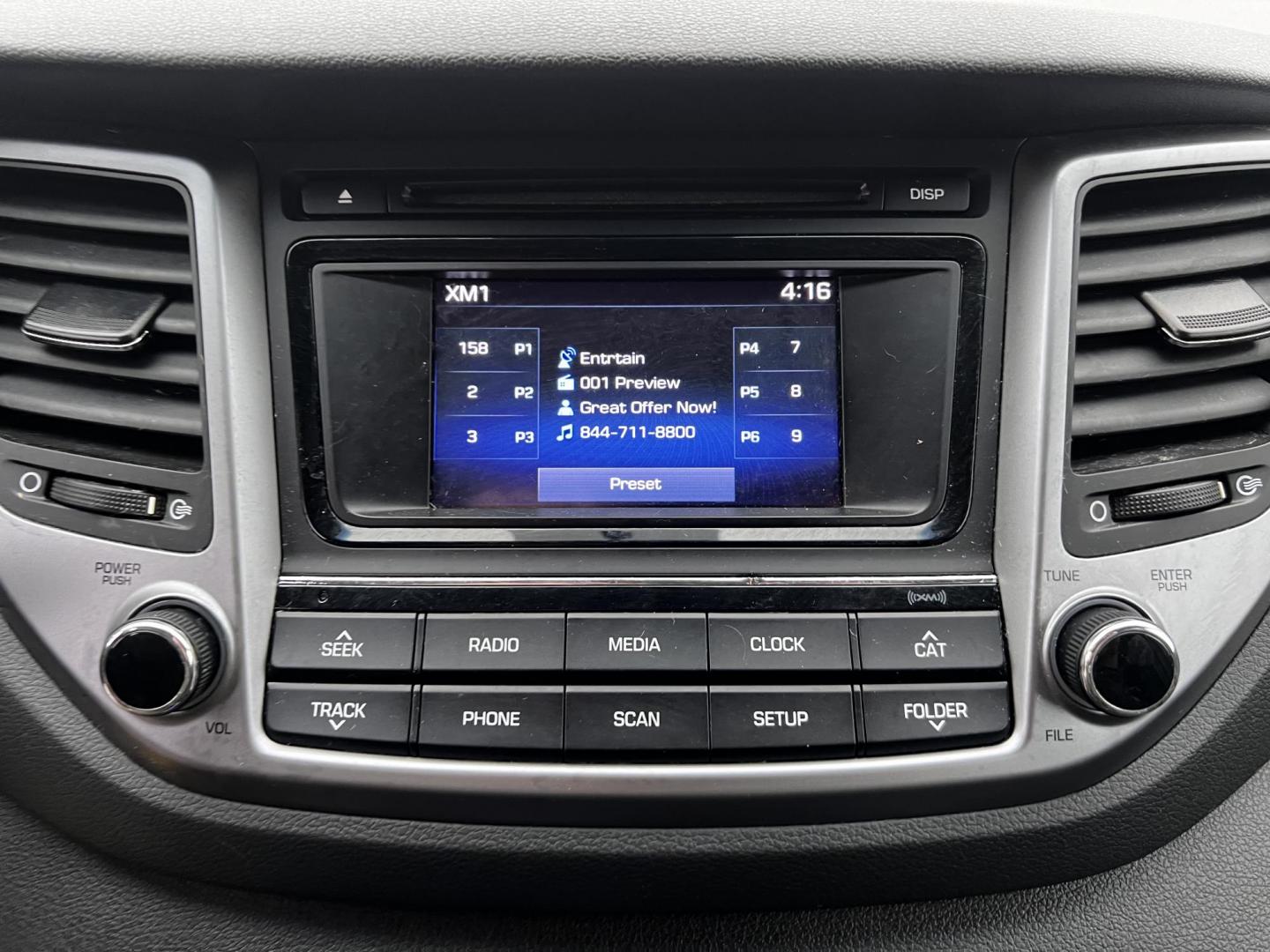 2017 Gray /Black Hyundai Tucson SE w/Popular Package AWD (KM8J3CA43HU) with an 2.0L I4 DOHC 16V engine, 6 Speed Auto transmission, located at 11115 Chardon Rd. , Chardon, OH, 44024, (440) 214-9705, 41.580246, -81.241943 - This 2017 Hyundai Tucson SE AWD is a well-rounded compact SUV that offers a balance of efficiency, technology, and functionality. Powered by a 2.0 I4 GDI engine and equipped with a 6-speed automatic transmission, it provides a commendable fuel efficiency of 26 MPG on the highway. This vehicle includ - Photo#7