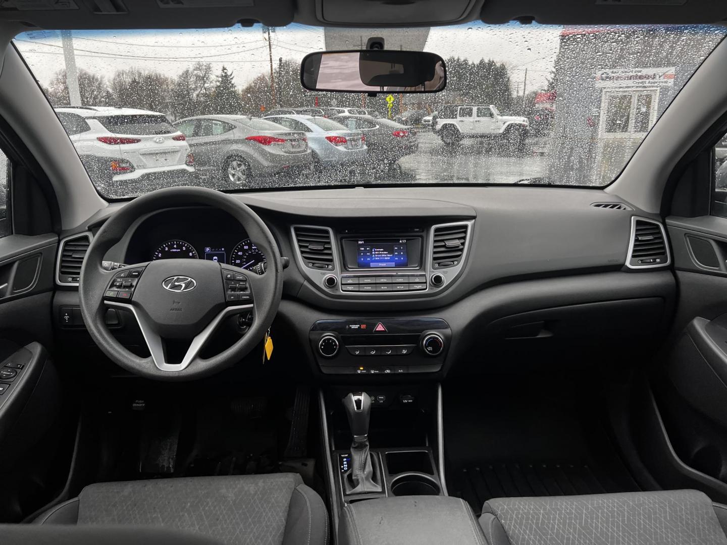 2017 Gray /Black Hyundai Tucson SE w/Popular Package AWD (KM8J3CA43HU) with an 2.0L I4 DOHC 16V engine, 6 Speed Auto transmission, located at 11115 Chardon Rd. , Chardon, OH, 44024, (440) 214-9705, 41.580246, -81.241943 - This 2017 Hyundai Tucson SE AWD is a well-rounded compact SUV that offers a balance of efficiency, technology, and functionality. Powered by a 2.0 I4 GDI engine and equipped with a 6-speed automatic transmission, it provides a commendable fuel efficiency of 26 MPG on the highway. This vehicle includ - Photo#10