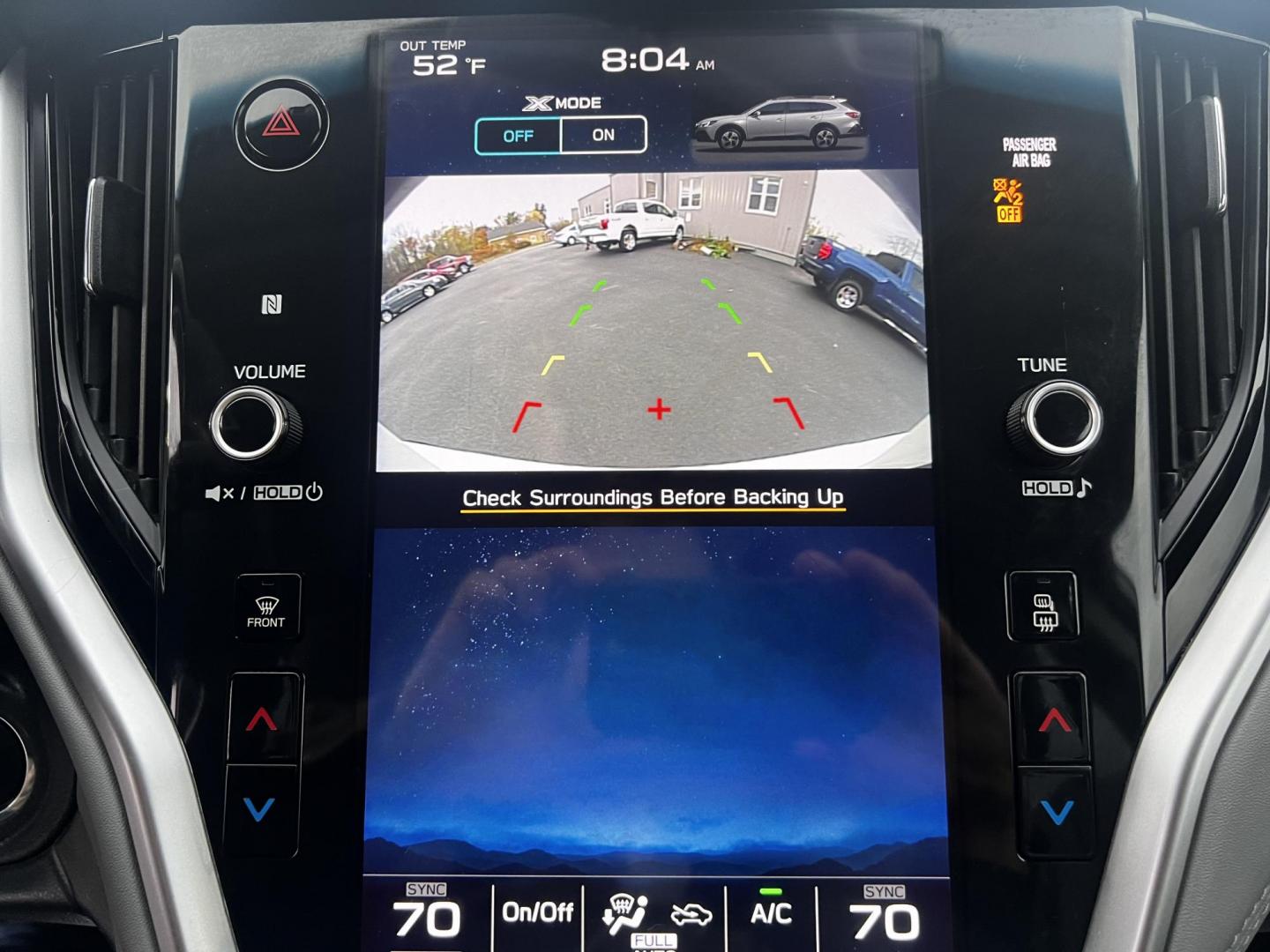 2022 White /Gray Subaru Outback Premium (4S4BTADC0N3) with an 2.5L H4 DOHC 16V engine, Automatic transmission, located at 11115 Chardon Rd. , Chardon, OH, 44024, (440) 214-9705, 41.580246, -81.241943 - This 2022 Subaru Outback Premium is a well-rounded SUV with a focus on comfort, technology, and safety. It features a 2.5L H4 engine with the brand's signature Symmetrical All-Wheel Drive, providing excellent traction and stability. With a highway fuel efficiency of 33 MPG, it balances performance w - Photo#9