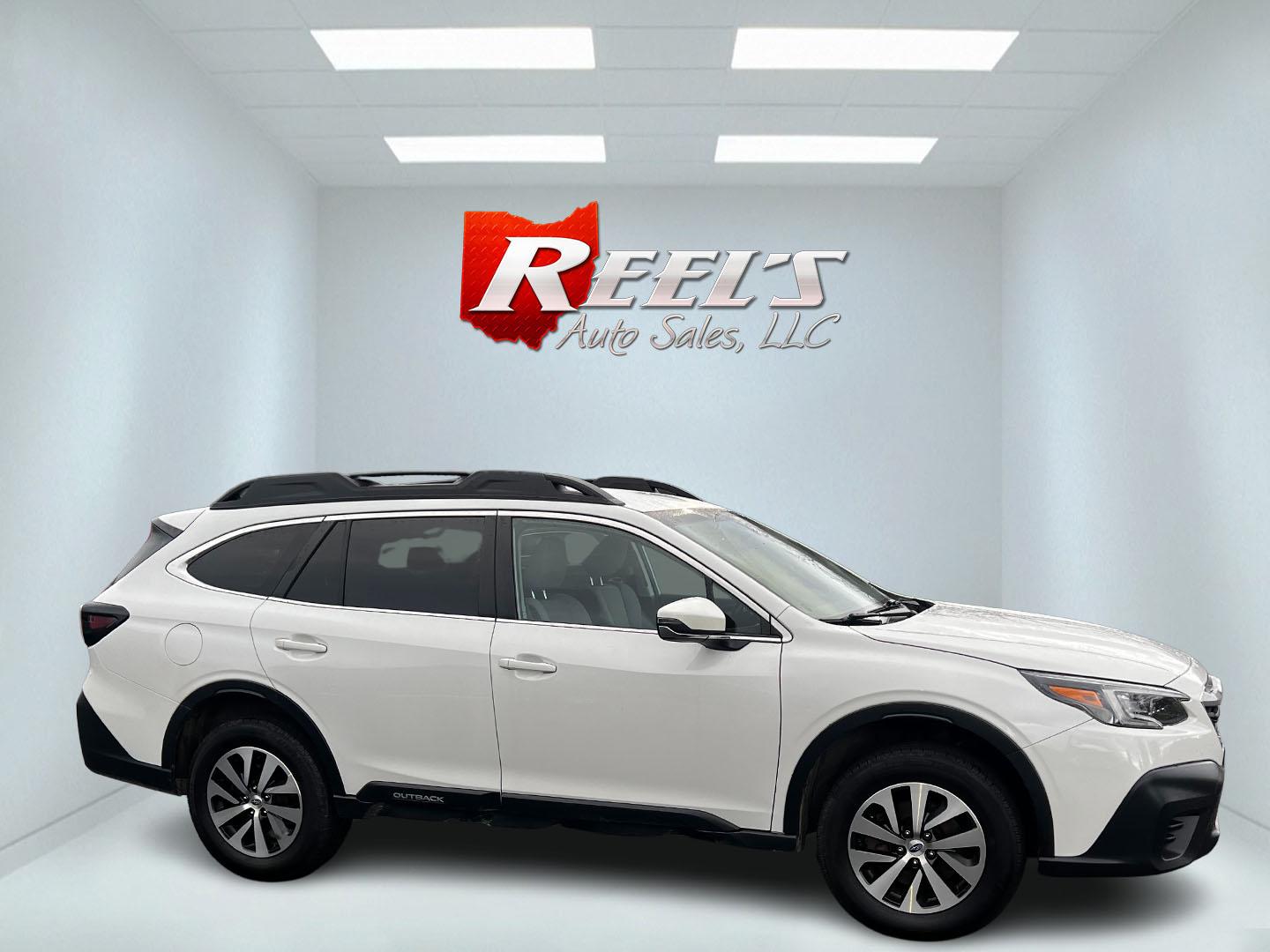 2022 White /Gray Subaru Outback Premium (4S4BTADC0N3) with an 2.5L H4 DOHC 16V engine, Automatic transmission, located at 11115 Chardon Rd. , Chardon, OH, 44024, (440) 214-9705, 41.580246, -81.241943 - This 2022 Subaru Outback Premium is a well-rounded SUV with a focus on comfort, technology, and safety. It features a 2.5L H4 engine with the brand's signature Symmetrical All-Wheel Drive, providing excellent traction and stability. With a highway fuel efficiency of 33 MPG, it balances performance w - Photo#7