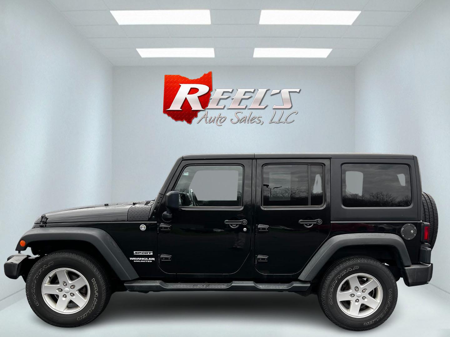 2015 Black /Black Jeep Wrangler Unlimited Sport 4WD (1C4BJWDG6FL) with an 3.6L V6 DOHC 24V FFV engine, located at 11115 Chardon Rd. , Chardon, OH, 44024, (440) 214-9705, 41.580246, -81.241943 - Photo#9