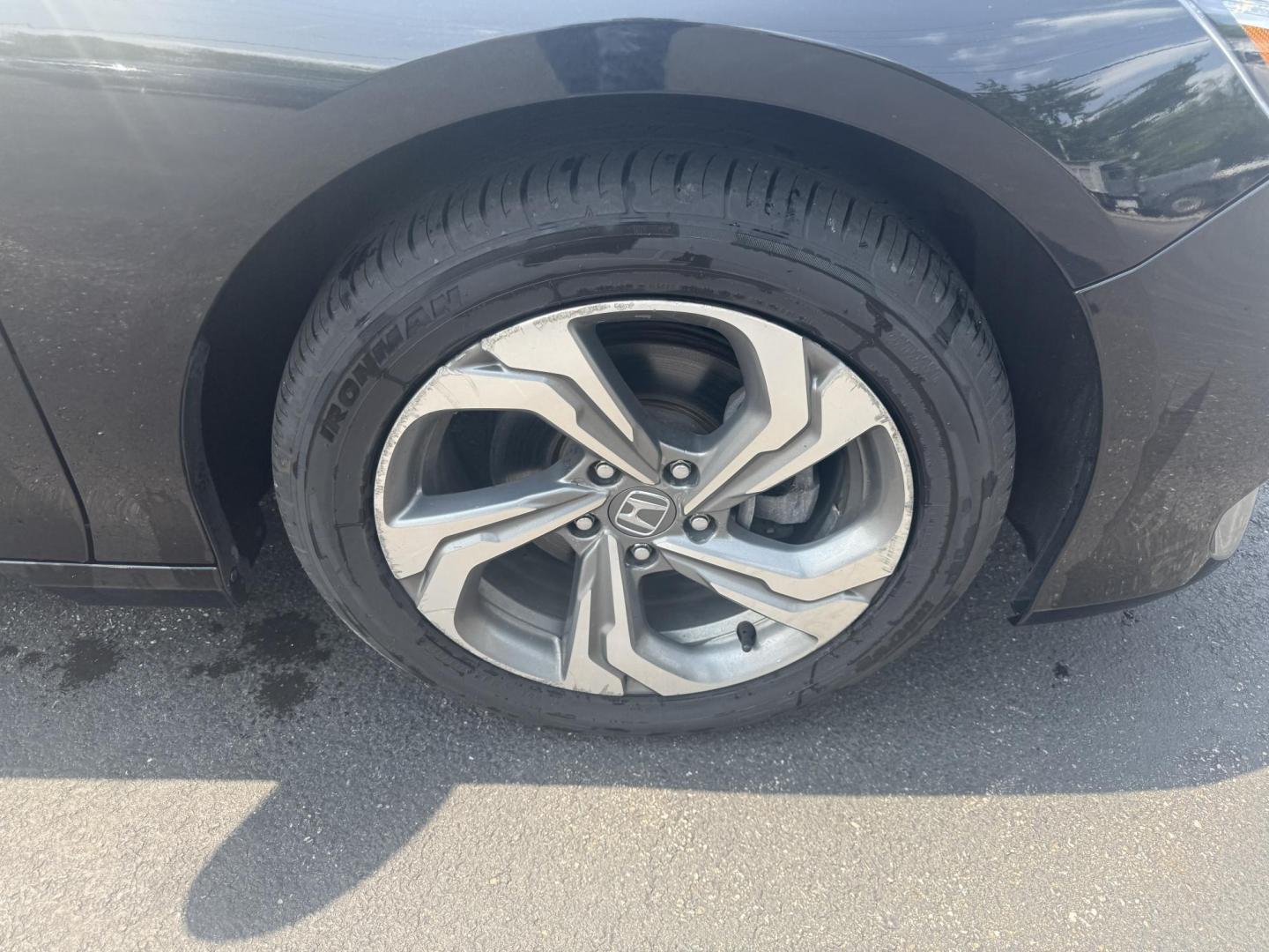 2019 Black /Black Honda Accord EX CVT (1HGCV1F48KA) with an 1.5L I4 DOHC 16V TURBO engine, Automatic transmission, located at 11115 Chardon Rd. , Chardon, OH, 44024, (440) 214-9705, 41.580246, -81.241943 - This 2019 Honda Accord EX is a midsize sedan that impresses with its 1.5-liter turbocharged I4 engine, achieving an efficient 38 MPG on the highway. It combines performance with a suite of practical features, including LED exterior lighting, a power driver's seat, and the Honda Safety Suite, which e - Photo#20