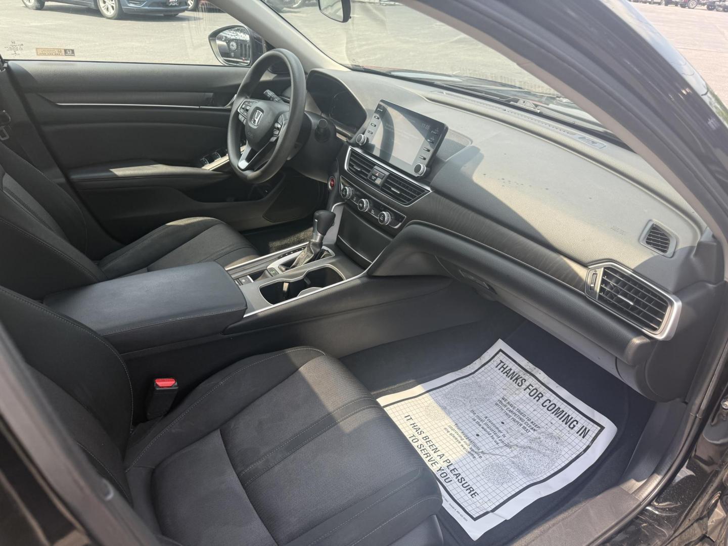 2019 Black /Black Honda Accord EX CVT (1HGCV1F48KA) with an 1.5L I4 DOHC 16V TURBO engine, Automatic transmission, located at 11115 Chardon Rd. , Chardon, OH, 44024, (440) 214-9705, 41.580246, -81.241943 - This 2019 Honda Accord EX is a midsize sedan that impresses with its 1.5-liter turbocharged I4 engine, achieving an efficient 38 MPG on the highway. It combines performance with a suite of practical features, including LED exterior lighting, a power driver's seat, and the Honda Safety Suite, which e - Photo#39