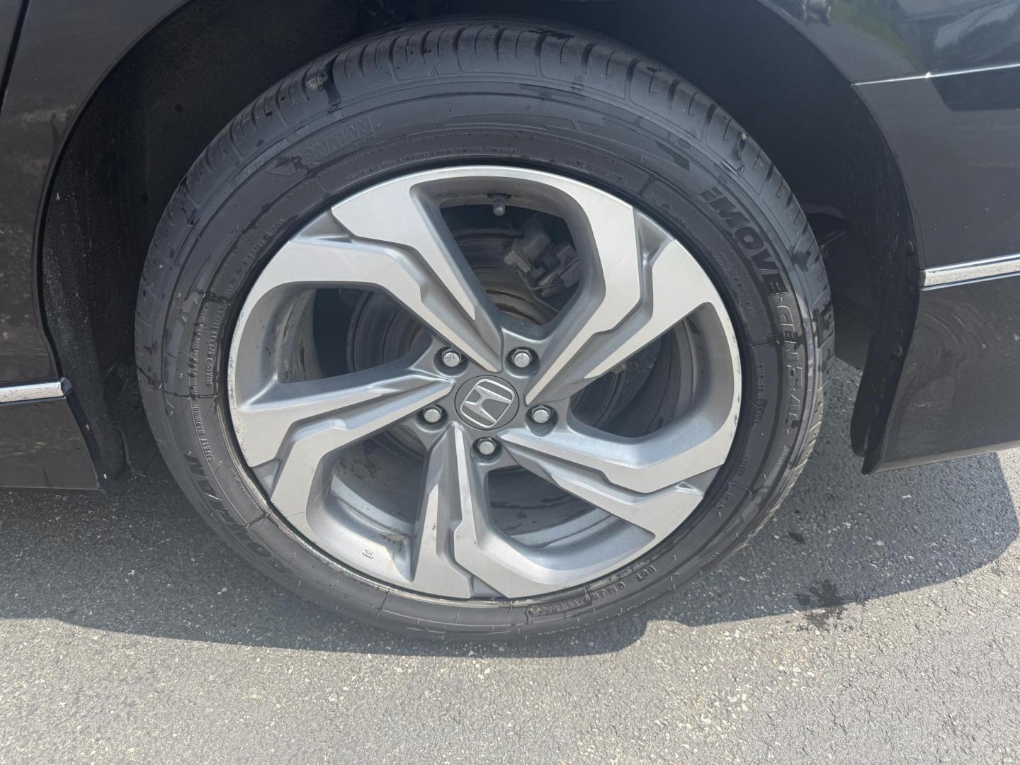 2019 Black /Black Honda Accord EX CVT (1HGCV1F48KA) with an 1.5L I4 DOHC 16V TURBO engine, Automatic transmission, located at 11115 Chardon Rd. , Chardon, OH, 44024, (440) 214-9705, 41.580246, -81.241943 - This 2019 Honda Accord EX is a midsize sedan that impresses with its 1.5-liter turbocharged I4 engine, achieving an efficient 38 MPG on the highway. It combines performance with a suite of practical features, including LED exterior lighting, a power driver's seat, and the Honda Safety Suite, which e - Photo#23