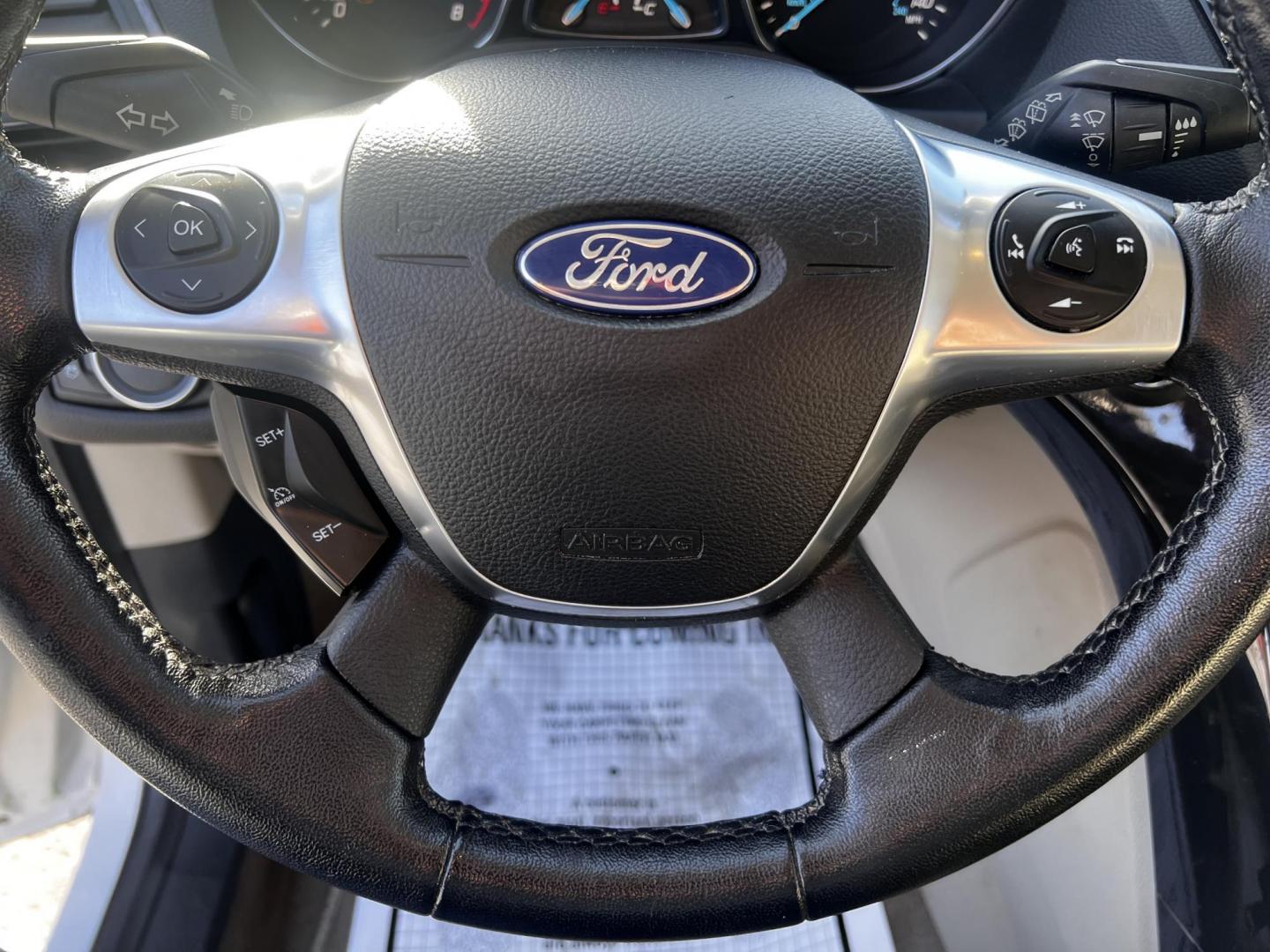 2016 White /Gray Ford Escape Titanium 4WD (1FMCU9J93GU) with an 2.0L I4 DOHC 16V Turbo engine, 6-Speed Automatic transmission, located at 547 E. Main St., Orwell, OH, 44076, (440) 437-5893, 41.535435, -80.847855 - Photo#6