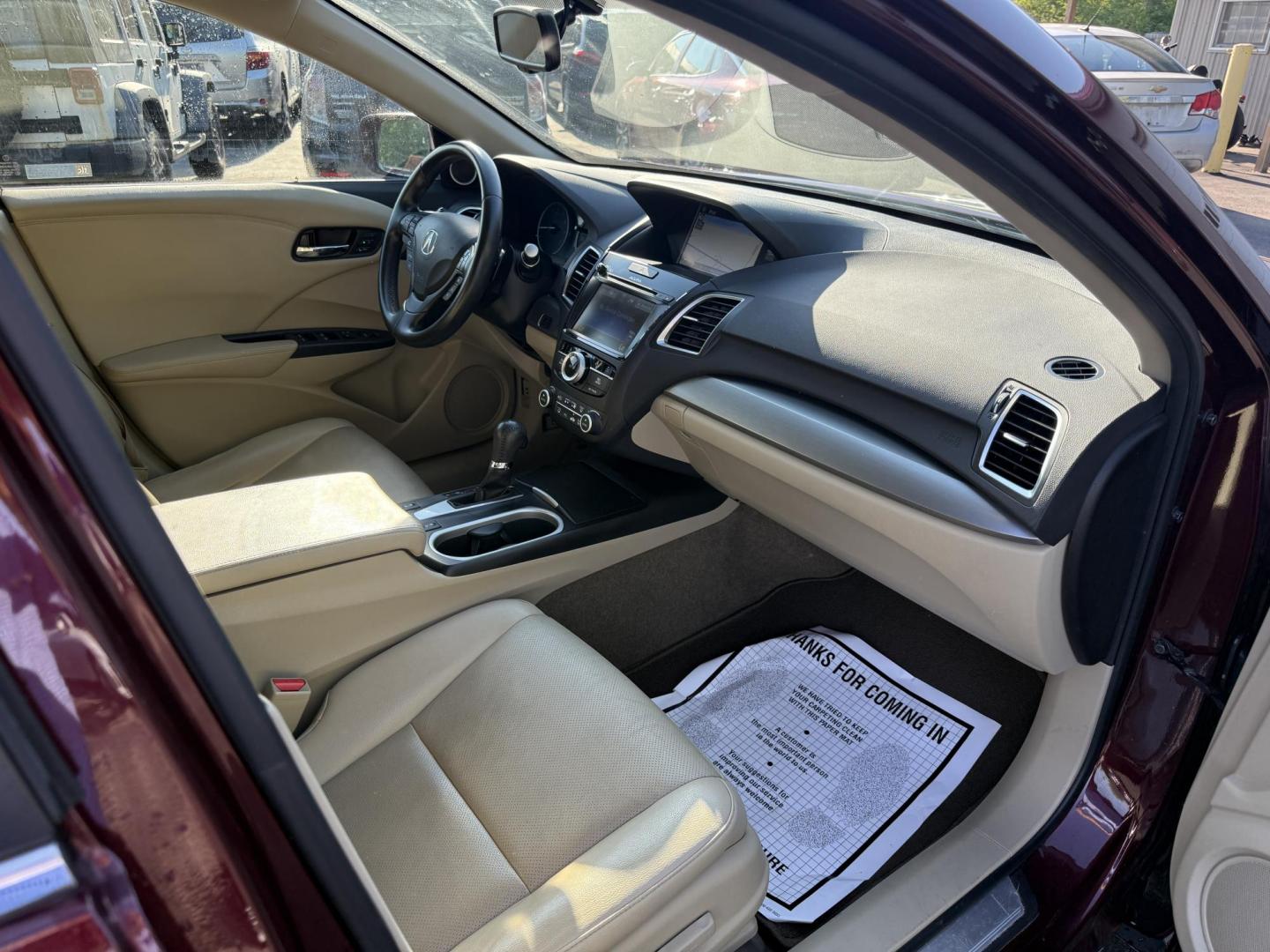 2017 Red /Tan Acura RDX 6-Spd AT AWD w/ Technology Package (5J8TB4H5XHL) with an 3.5L V6 SOHC 24V engine, 6 Speed Auto transmission, located at 547 E. Main St., Orwell, OH, 44076, (440) 437-5893, 41.535435, -80.847855 - This One Owner 2017 Acura RDX AWD is a luxury compact SUV that combines performance, comfort, and advanced technology. Equipped with a 3.5-liter V6 engine and a 6-speed automatic transmission, it achieves a 0-60 mph time of 6.5 seconds, offering a spirited driving experience. The interior features p - Photo#45