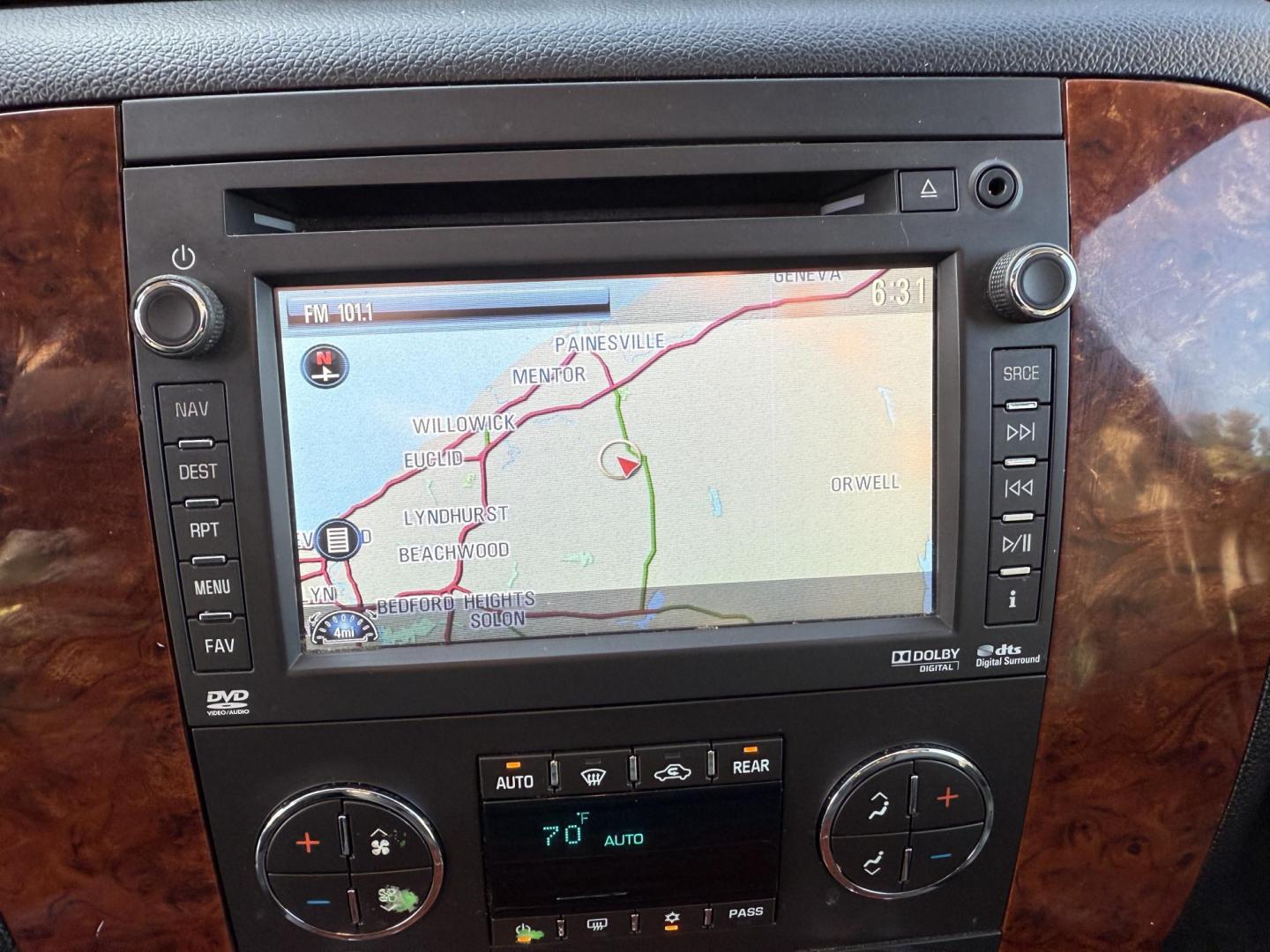 2013 Black /Black Chevrolet Tahoe LTZ 4WD (1GNSKCE02DR) with an 5.3L V8 OHV 16V FFV engine, 6-Speed Automatic transmission, located at 11115 Chardon Rd. , Chardon, OH, 44024, (440) 214-9705, 41.580246, -81.241943 - This 2013 Chevrolet Tahoe LTZ 4WD is a full-size SUV equipped with a 5.3-liter Vortec V8 engine and a 6-speed automatic transmission, as well as 3.42 gearing, which contributes to its impressive 8,200-pound towing capacity. Its interior is designed with luxury and comfort in mind, featuring leather - Photo#25