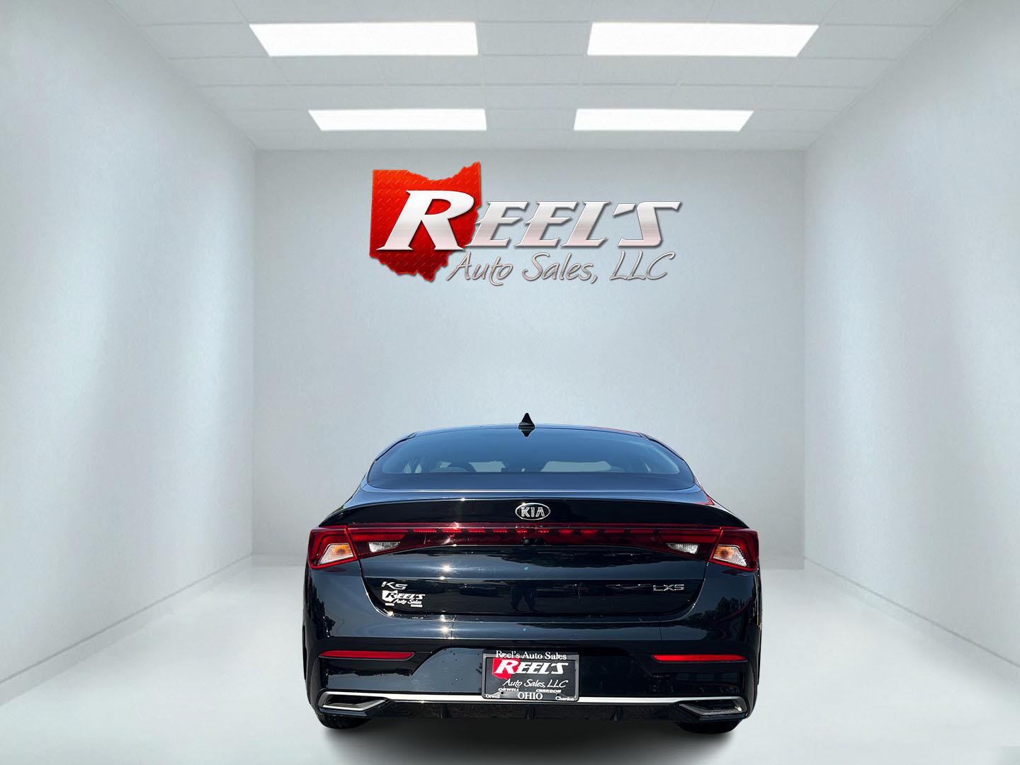 2021 Black /Black Kia K5 LXS (5XXG14J2XMG) with an 1.6L I4 DOHC 16V TURBO engine, 8-Speed Automatic transmission, located at 547 E. Main St., Orwell, OH, 44076, (440) 437-5893, 41.535435, -80.847855 - This 2021 Kia K5 LXS is a midsize sedan that combines style with a range of advanced features. It is powered by a 1.6-liter Turbocharged Inline-4 GDI engine paired with an 8-speed automatic transmission, delivering impressive fuel efficiency of 37 MPG on the highway. This vehicle comes equipped with - Photo#39