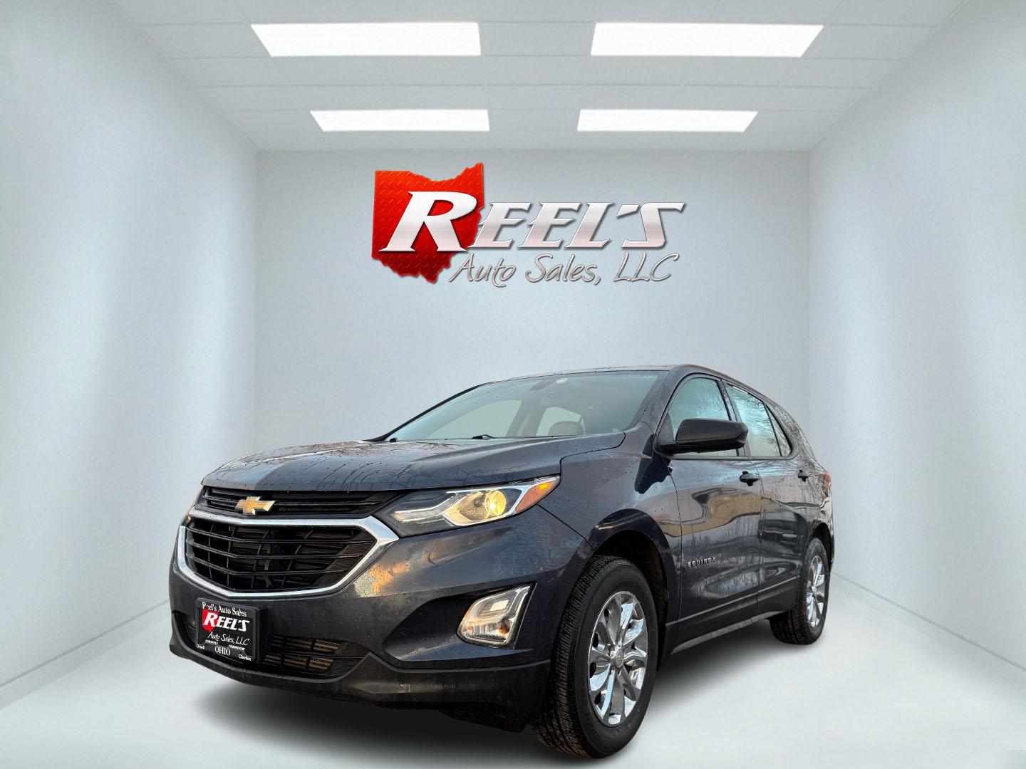 2018 Blue /White Chevrolet Equinox LS AWD (3GNAXREV6JL) with an 1.5L I4 DIR DOHC 16V TURBO engine, 6A transmission, located at 547 E. Main St., Orwell, OH, 44076, (440) 437-5893, 41.535435, -80.847855 - Photo#0