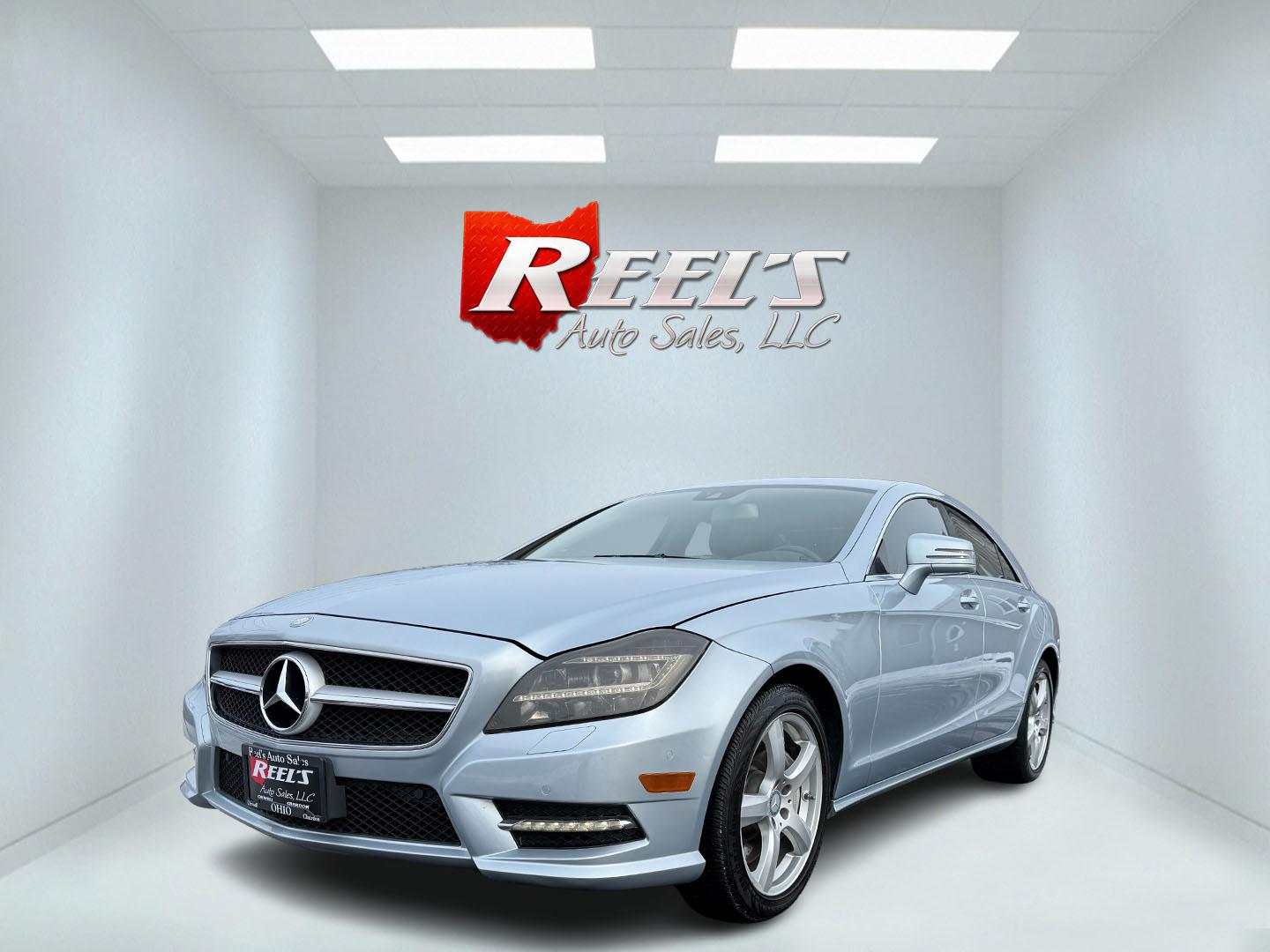 2014 Silver Mercedes-Benz CLS-Class CLS550 4MATIC (WDDLJ9BB6EA) with an 4.7L V8 DOHC 32V engine, 7-Speed Automatic transmission, located at 11115 Chardon Rd. , Chardon, OH, 44024, (440) 214-9705, 41.580246, -81.241943 - This 2014 Mercedes-Benz CLS 550 4MATIC is a high-performance luxury sedan equipped with a powerful 4.7L twin-turbo V8 engine, delivering 402 horsepower and 443 lb-ft of torque. Coupled with a 7-speed automatic transmission, this vehicle accelerates from 0 to 60 mph in just 5 seconds, making it both - Photo#0