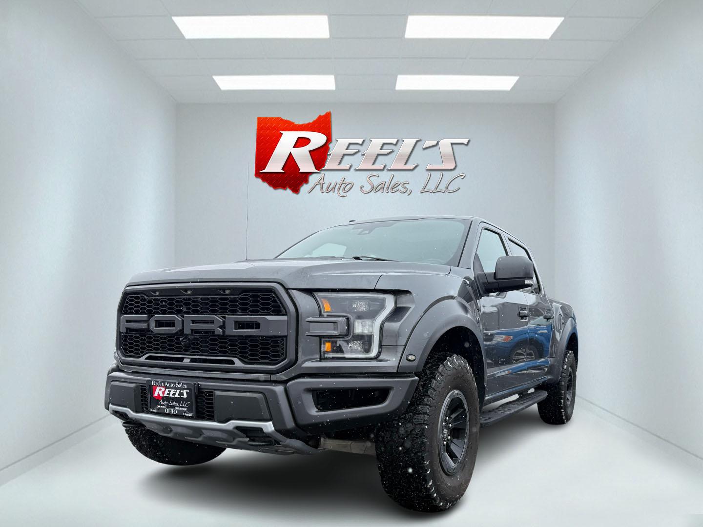 2018 Gray /Black Ford F-150 Raptor SuperCrew 4WD (1FTFW1RG5JF) with an 3.5 V6 TWIN TURBO High Output engine, 10 Speed Auto transmission, located at 11115 Chardon Rd. , Chardon, OH, 44024, (440) 214-9705, 41.580246, -81.241943 - Photo#0