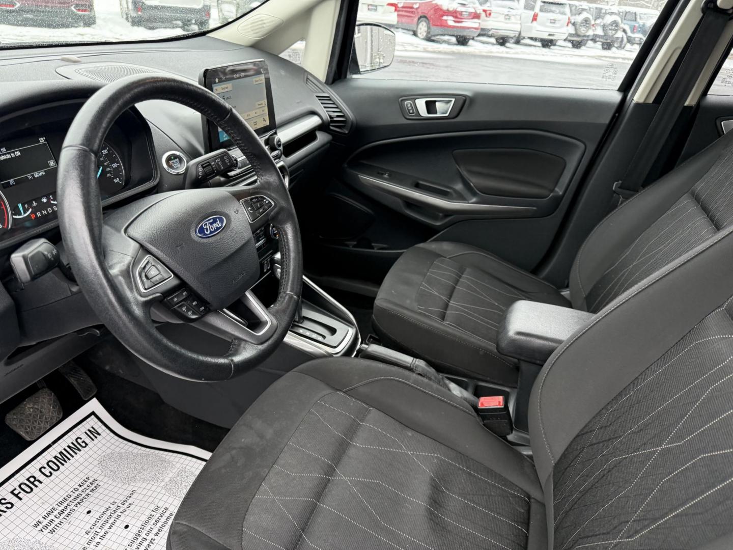 2018 Black /Black Ford EcoSport SE AWD (MAJ6P1UL8JC) with an 2.0L I4 DOHC 16V engine, 6A transmission, located at 11115 Chardon Rd. , Chardon, OH, 44024, (440) 214-9705, 41.580246, -81.241943 - Photo#2