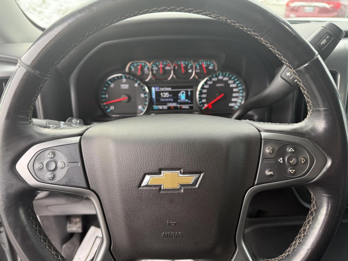 2017 Silver /Black Chevrolet Silverado 1500 LT Crew Cab 4WD (3GCUKREC6HG) with an 5.3L V8 OHV 16V engine, 6A transmission, located at 547 E. Main St., Orwell, OH, 44076, (440) 437-5893, 41.535435, -80.847855 - This 2017 Chevrolet Silverado 1500 LT Crew Cab 4WD is a versatile and robust pickup, powered by a 5.3-liter Vortec V8 engine mated with a 6-speed automatic transmission. This configuration delivers both strong performance and dependable towing capabilities, with a capacity of up to 9,400 pounds. Ins - Photo#8
