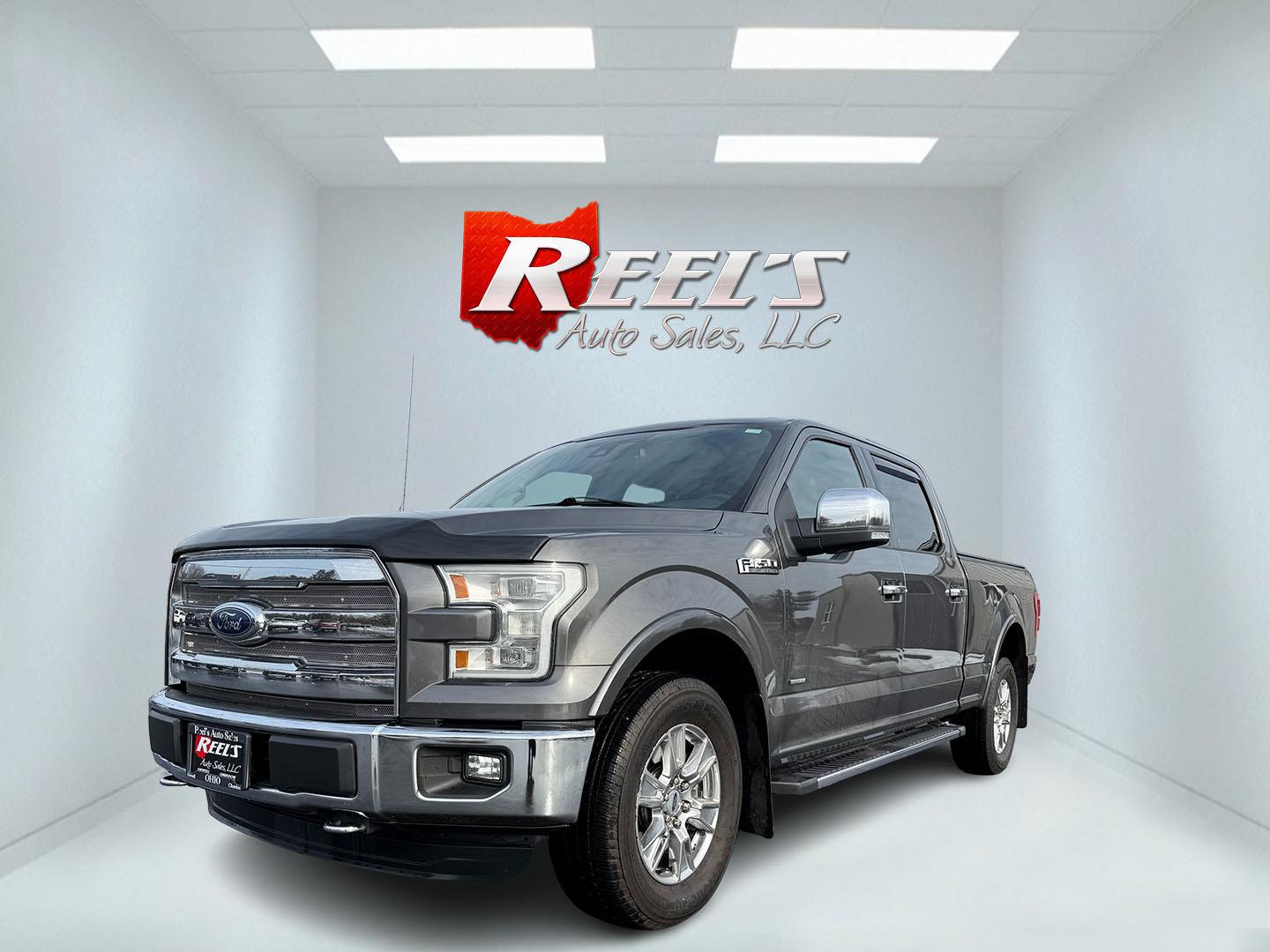2016 Gray /Black Ford F-150 Lariat SuperCrew 6.5-ft. Bed 4WD (1FTFW1EG7GK) with an 3.5 V6 TWIN TURBO engine, 6 Speed Automatic transmission, located at 11115 Chardon Rd. , Chardon, OH, 44024, (440) 214-9705, 41.580246, -81.241943 - Photo#0