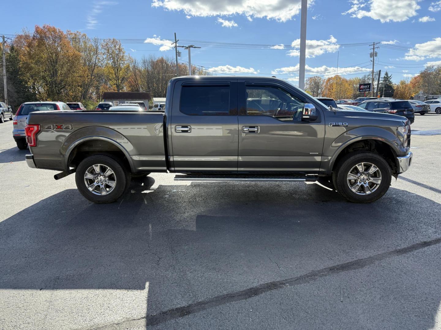 2016 Gray /Black Ford F-150 Lariat SuperCrew 6.5-ft. Bed 4WD (1FTFW1EG7GK) with an 3.5 V6 TWIN TURBO engine, 6 Speed Automatic transmission, located at 547 E. Main St., Orwell, OH, 44076, (440) 437-5893, 41.535435, -80.847855 - 2016 Ford F-150 Lariat Crew Cab 4WD – Unmatched Power, Premium Comfort, and Advanced Technology Experience the perfect blend of strength, luxury, and innovation with this 2016 Ford F-150 Lariat Crew Cab 4WD. Equipped with a commanding 3.5L Twin Turbo EcoBoost V6 engine producing 365 HP and 420 - Photo#6