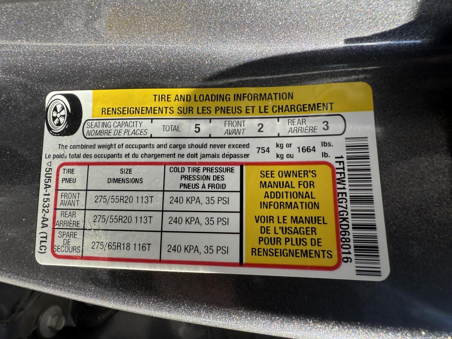 2016 Gray /Black Ford F-150 Lariat SuperCrew 6.5-ft. Bed 4WD (1FTFW1EG7GK) with an 3.5 V6 TWIN TURBO engine, 6 Speed Automatic transmission, located at 547 E. Main St., Orwell, OH, 44076, (440) 437-5893, 41.535435, -80.847855 - 2016 Ford F-150 Lariat Crew Cab 4WD – Unmatched Power, Premium Comfort, and Advanced Technology Experience the perfect blend of strength, luxury, and innovation with this 2016 Ford F-150 Lariat Crew Cab 4WD. Equipped with a commanding 3.5L Twin Turbo EcoBoost V6 engine producing 365 HP and 420 - Photo#25