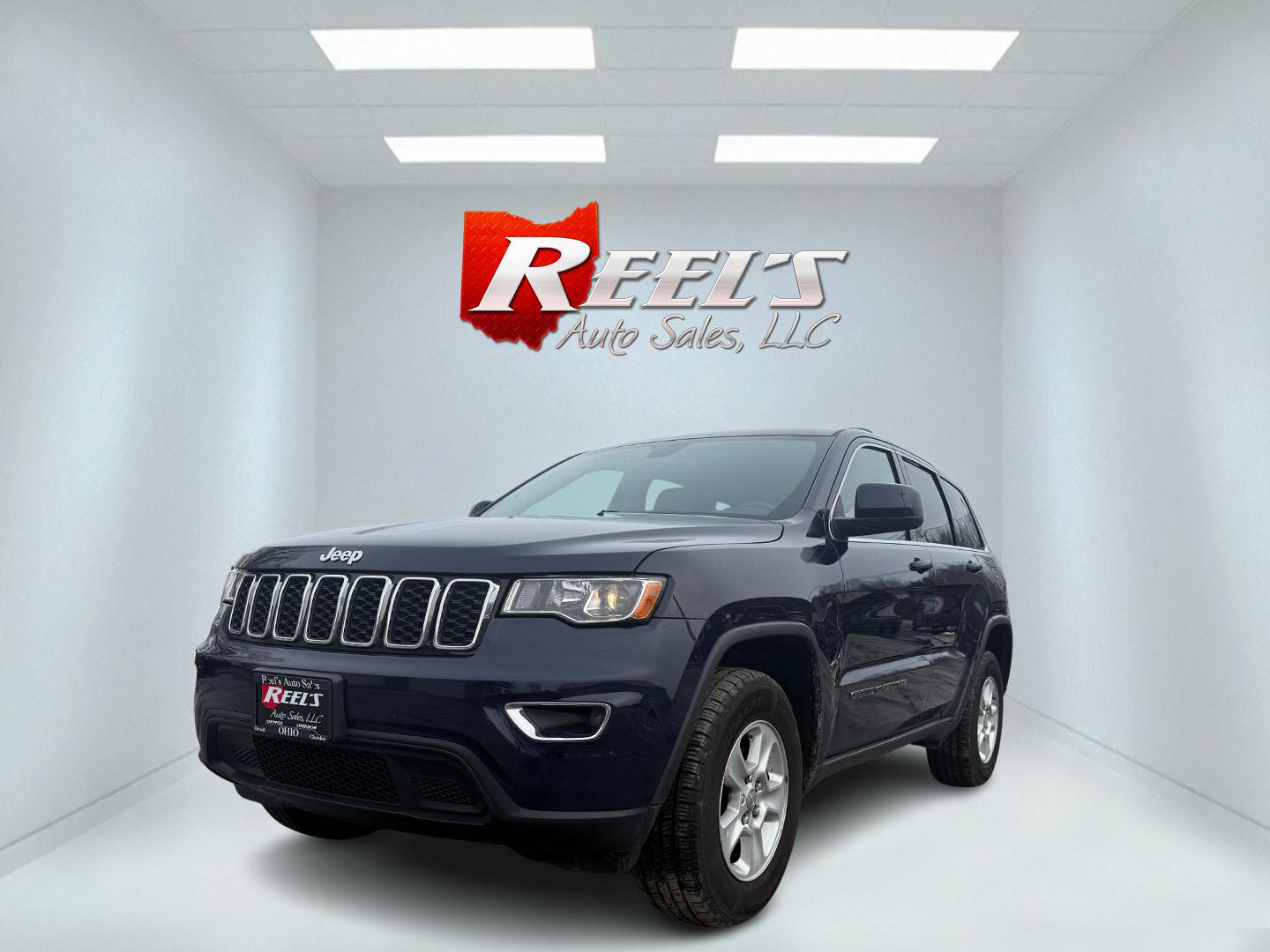 2017 Blue /Black Jeep Grand Cherokee Laredo E 4WD (1C4RJFAG0HC) with an 3.6L V6 DOHC 24V engine, 8A transmission, located at 547 E. Main St., Orwell, OH, 44076, (440) 437-5893, 41.535435, -80.847855 - This 2017 Jeep Grand Cherokee Laredo E 4WD is equipped with a 3.6-liter Pentastar V6 engine paired with an 8-speed automatic transmission. It offers features such as dual-zone automatic climate control, a backup camera, a power driver's seat, remote start, and a 5.0-inch touchscreen. Additionally, i - Photo#0
