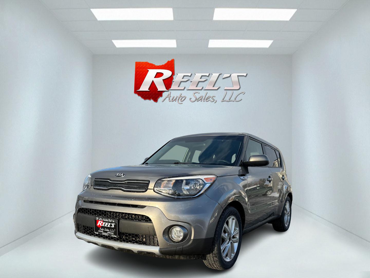 2017 Gray /Black Kia Soul + (KNDJP3A51H7) with an 2.0L I4 DOHC 16V engine, 6A transmission, located at 11115 Chardon Rd. , Chardon, OH, 44024, (440) 214-9705, 41.580246, -81.241943 - Photo#0