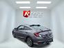 2018 Gray /Black Honda Civic LX Coupe CVT (2HGFC4B51JH) with an 2.0L I4 DOHC 16V engine, Automatic transmission, located at 547 E. Main St., Orwell, OH, 44076, (440) 437-5893, 41.535435, -80.847855 - This 2018 Honda Civic LX Coupe boasts a fuel-efficient 2.0L I4 Earthdreams engine achieving 39 MPG on the highway, and comes well-equipped with modern conveniences like a backup camera and a 5.0-inch center screen, making it a practical and reliable choice. This Honda is fully serviced, comes with a - Photo#23