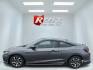 2018 Gray /Black Honda Civic LX Coupe CVT (2HGFC4B51JH) with an 2.0L I4 DOHC 16V engine, Automatic transmission, located at 547 E. Main St., Orwell, OH, 44076, (440) 437-5893, 41.535435, -80.847855 - This 2018 Honda Civic LX Coupe boasts a fuel-efficient 2.0L I4 Earthdreams engine achieving 39 MPG on the highway, and comes well-equipped with modern conveniences like a backup camera and a 5.0-inch center screen, making it a practical and reliable choice. This Honda is fully serviced, comes with a - Photo#26