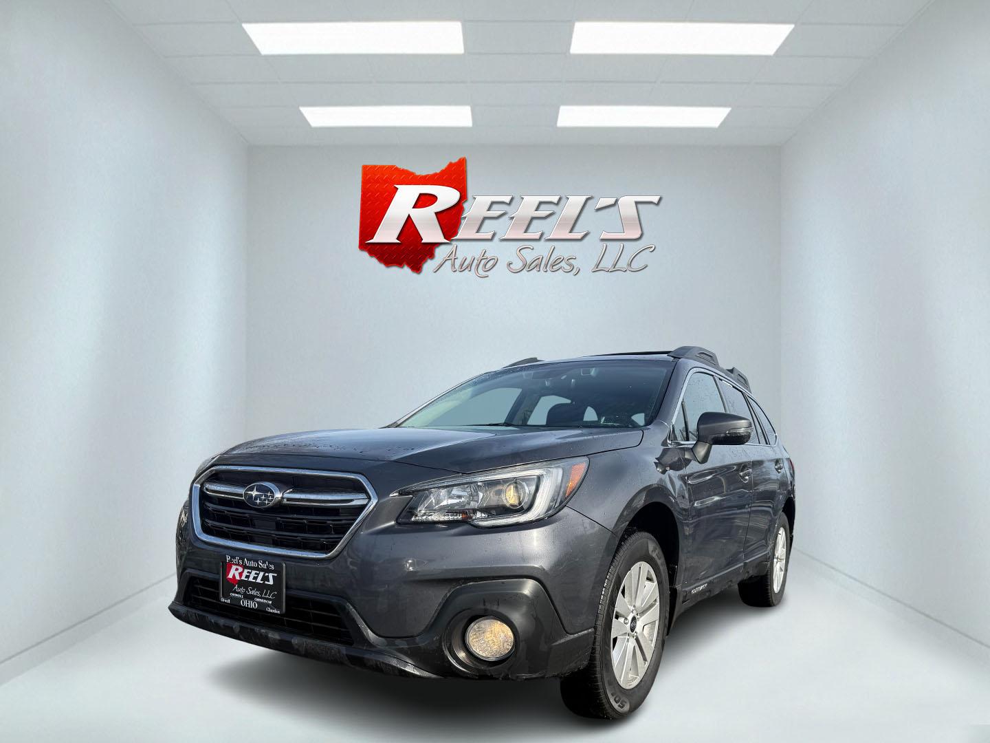 2019 Gray /Black Subaru Outback 2.5i Premium (4S4BSAHC8K3) with an 2.5L H4 DOHC 16V engine, Automatic transmission, located at 547 E. Main St., Orwell, OH, 44076, (440) 437-5893, 41.535435, -80.847855 - This One Owner 2019 Subaru Outback 2.5i Premium is a versatile and efficient crossover, well-suited for both urban and adventurous lifestyles. It features a 2.5-liter H4 engine paired with Subaru's signature Symmetrical AWD system, providing excellent stability and all-weather capability. The interi - Photo#0