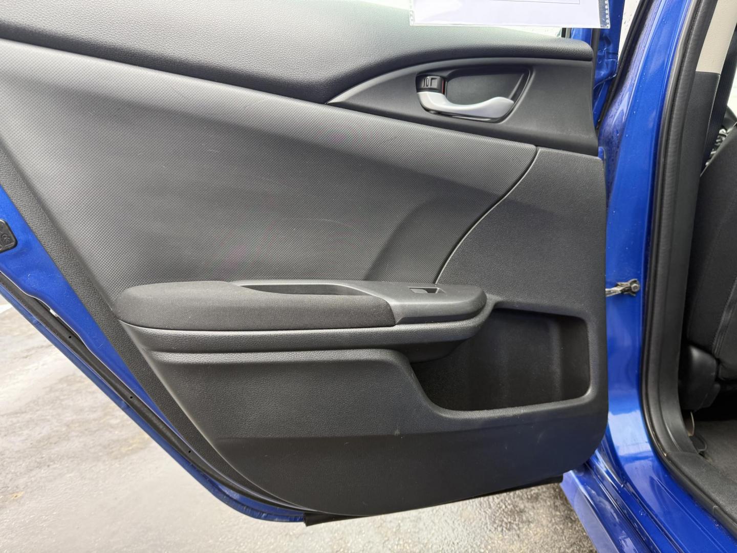 2019 Blue /Black Honda Civic LX Honda Sensing Sedan CVT (2HGFC2F65KH) with an 2.0L I4 DOHC 16V engine, Automatic transmission, located at 11115 Chardon Rd. , Chardon, OH, 44024, (440) 214-9705, 41.580246, -81.241943 - Photo#21