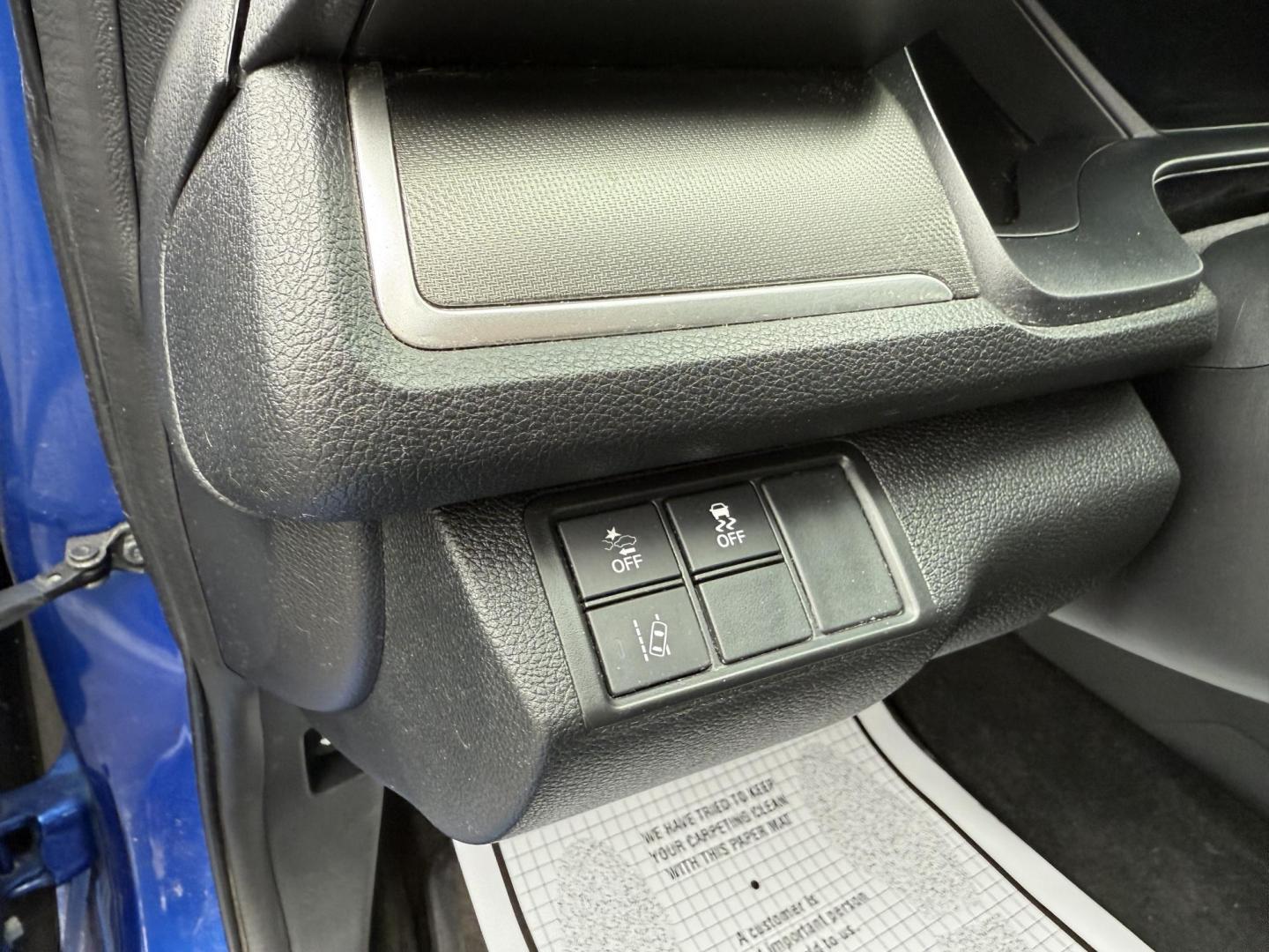 2019 Blue /Black Honda Civic LX Honda Sensing Sedan CVT (2HGFC2F65KH) with an 2.0L I4 DOHC 16V engine, Automatic transmission, located at 11115 Chardon Rd. , Chardon, OH, 44024, (440) 214-9705, 41.580246, -81.241943 - Photo#9