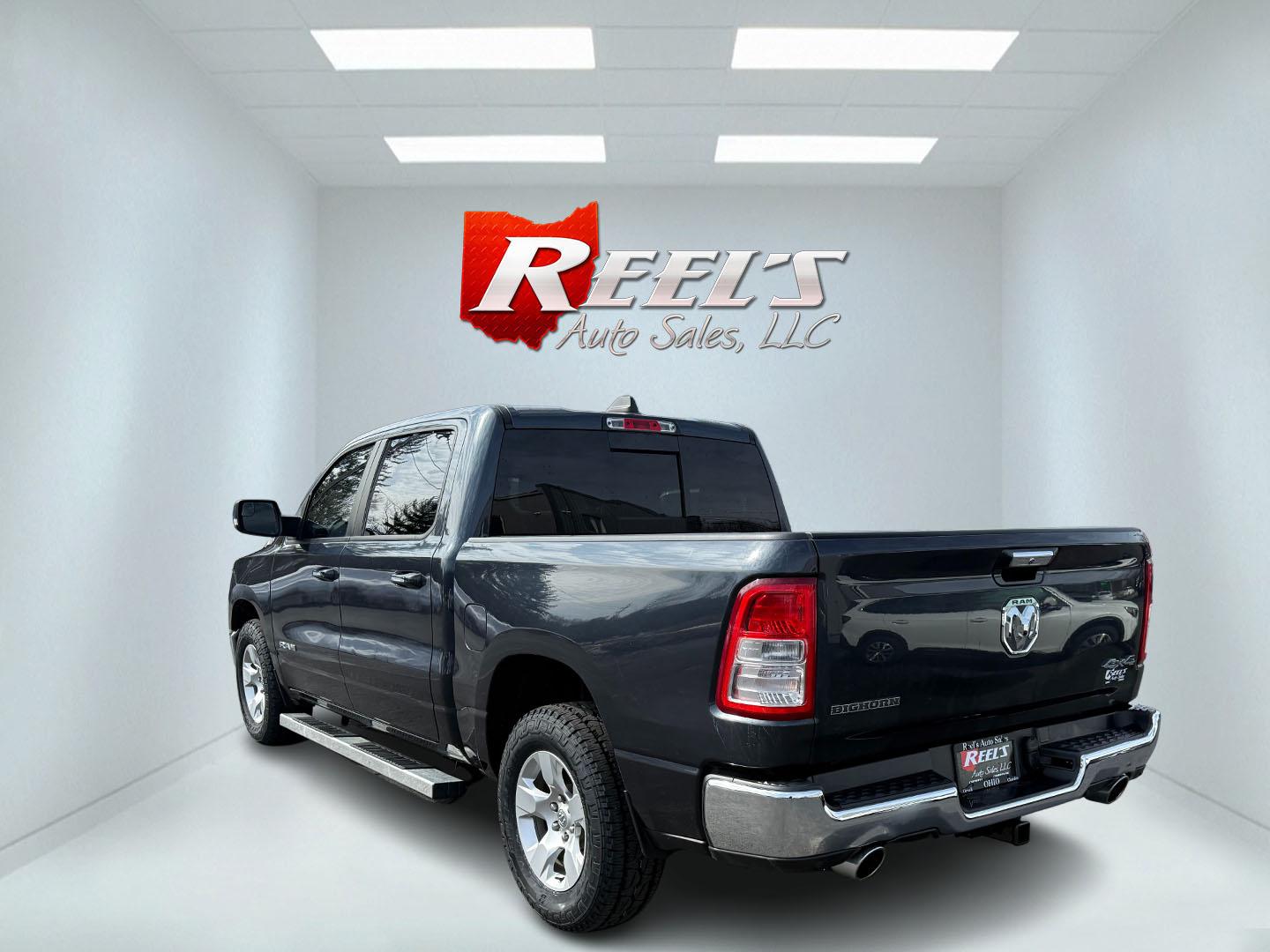 2019 Gray /Black RAM 1500 Big Horn Crew Cab SWB 4WD (1C6SRFFTXKN) with an 5.7L V8 OHV 16V engine, 8A transmission, located at 11115 Chardon Rd. , Chardon, OH, 44024, (440) 214-9705, 41.580246, -81.241943 - This 2019 Ram 1500 Big Horn Crew Cab is a well-equipped truck combining powerful performance with modern technology and comfort features. It comes with a 5.7 HEMI V8 engine delivering 395 HP and 410 lb-ft of torque, paired with an 8-speed automatic transmission and 3.21 gearing, boasting an 8,120-po - Photo#17