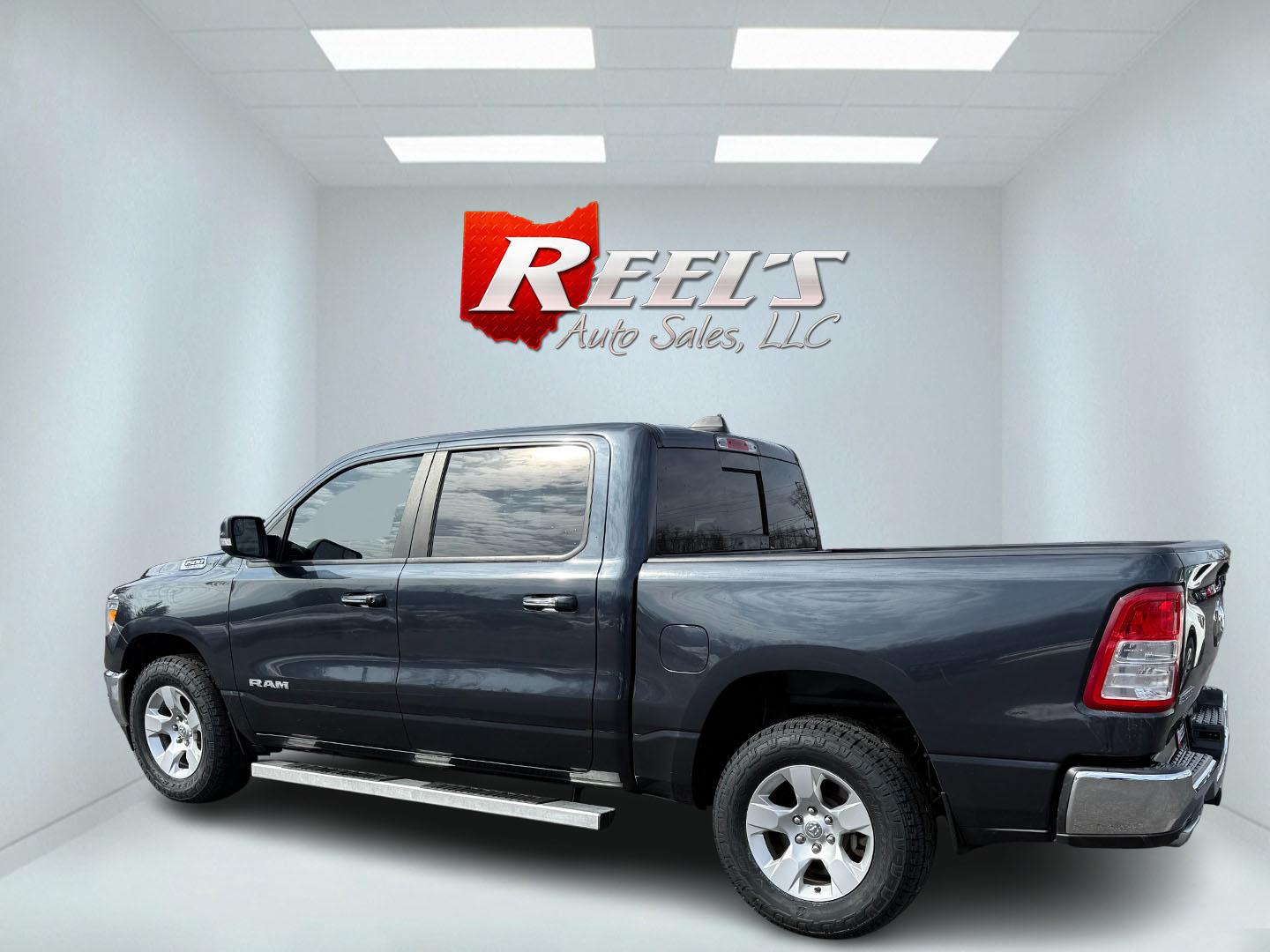 2019 Gray /Black RAM 1500 Big Horn Crew Cab SWB 4WD (1C6SRFFTXKN) with an 5.7L V8 OHV 16V engine, 8A transmission, located at 11115 Chardon Rd. , Chardon, OH, 44024, (440) 214-9705, 41.580246, -81.241943 - This 2019 Ram 1500 Big Horn Crew Cab is a well-equipped truck combining powerful performance with modern technology and comfort features. It comes with a 5.7 HEMI V8 engine delivering 395 HP and 410 lb-ft of torque, paired with an 8-speed automatic transmission and 3.21 gearing, boasting an 8,120-po - Photo#18