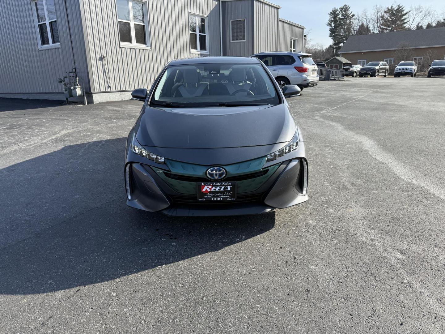 2017 Gray /Gray Toyota Prius Prime Plus (JTDKARFP0H3) with an 1.8L I4 DOHC 16V HYBRID engine, Automatic transmission, located at 11115 Chardon Rd. , Chardon, OH, 44024, (440) 214-9705, 41.580246, -81.241943 - Photo#1