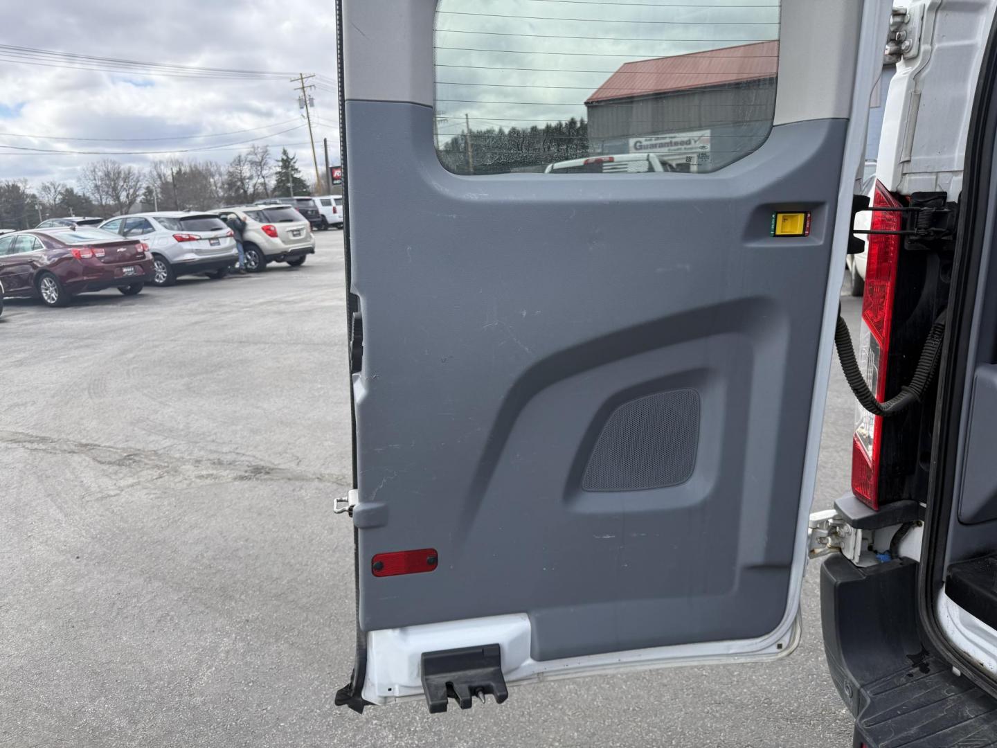 2018 White /Gray Ford Transit 350 Wagon Low Roof XLT w/Sliding Pass. 148-in. WB (1FBZX2YG3JK) with an 3.5L V6 DOHC 24V TWIN TURBO engine, 6A transmission, located at 547 E. Main St., Orwell, OH, 44076, (440) 437-5893, 41.535435, -80.847855 - With room for 15 people, a roof rack, and a tow hitch this Transit is ready to haul just about anything to the job site. Equipped with a robust 3.5L Twin Turbo EcoBoost V6 engine paired with a 6-speed automatic transmission that delivers an estimated 18 MPG on the highway; it features seating for 15 - Photo#23