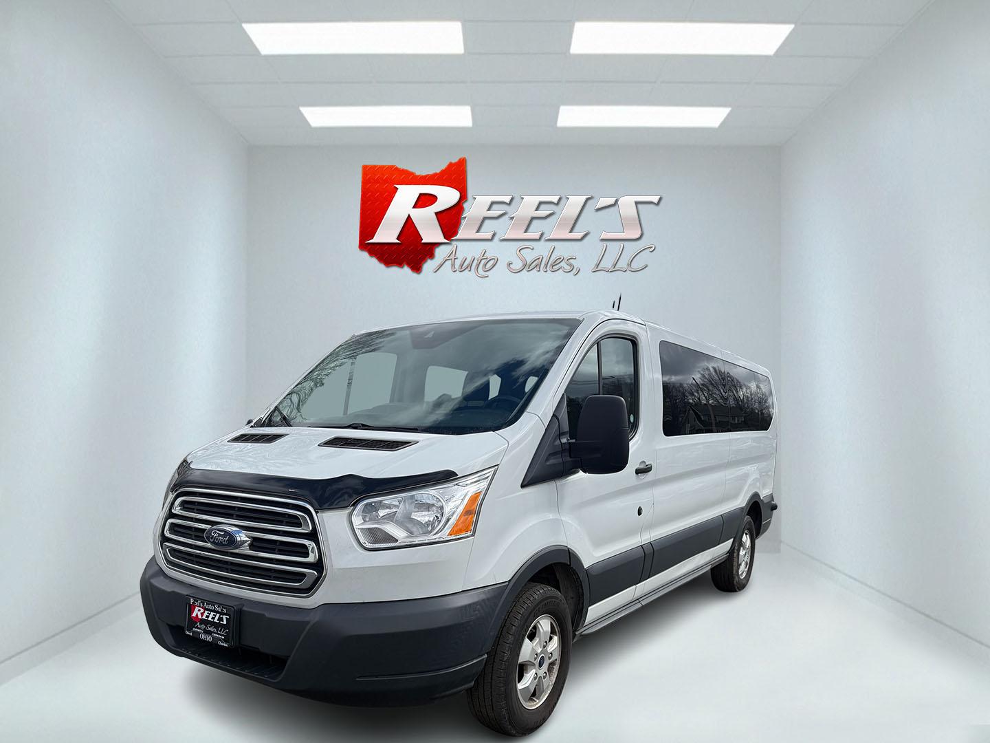 2018 White /Gray Ford Transit 350 Wagon Low Roof XLT w/Sliding Pass. 148-in. WB (1FBZX2YG3JK) with an 3.5L V6 DOHC 24V TWIN TURBO engine, 6A transmission, located at 547 E. Main St., Orwell, OH, 44076, (440) 437-5893, 41.535435, -80.847855 - With room for 15 people, a roof rack, and a tow hitch this Transit is ready to haul just about anything to the job site. Equipped with a robust 3.5L Twin Turbo EcoBoost V6 engine paired with a 6-speed automatic transmission that delivers an estimated 18 MPG on the highway; it features seating for 15 - Photo#0