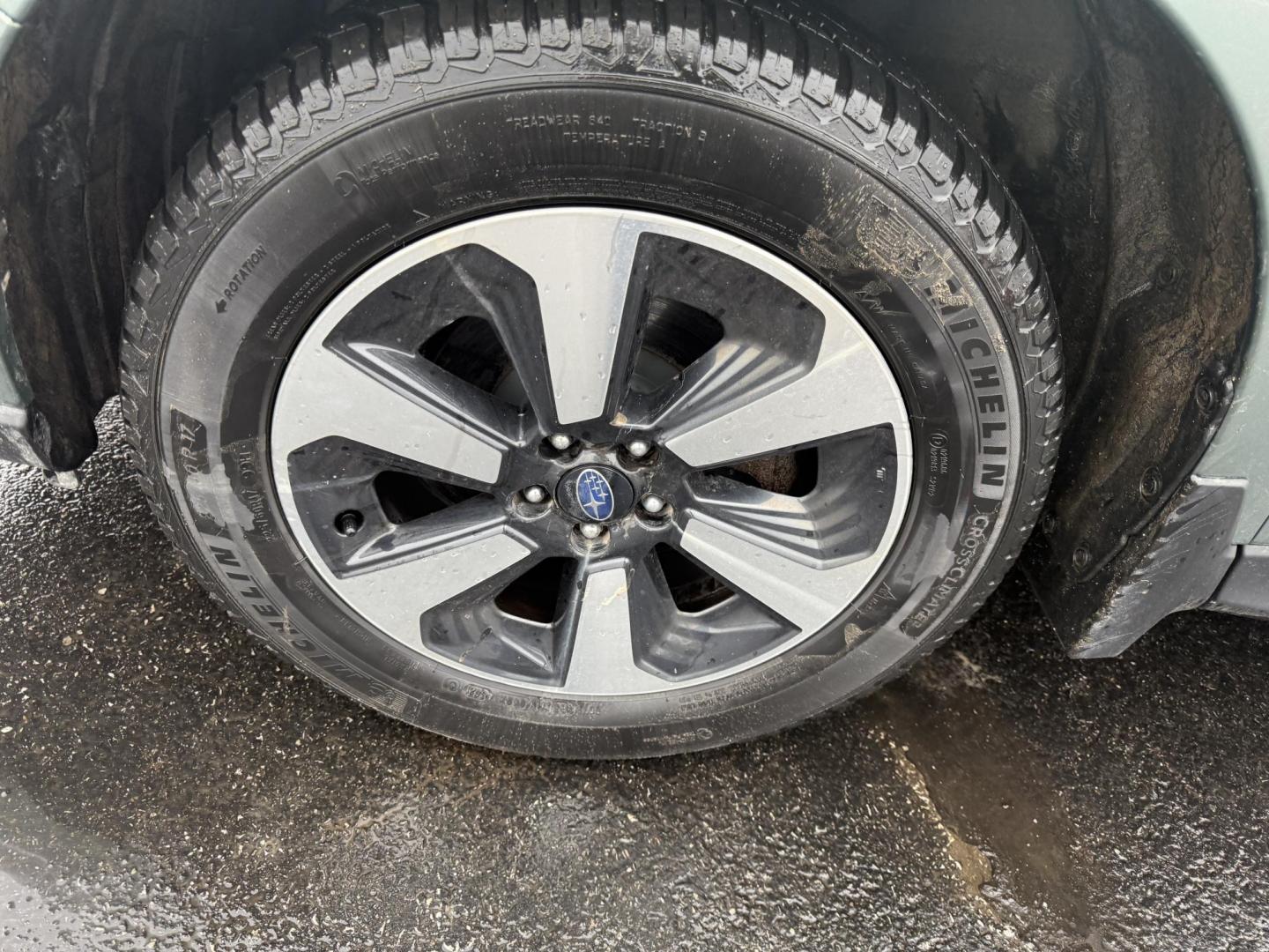 2017 Green /Gray Subaru Forester 2.5i Premium PZEV CVT (JF2SJAEC3HH) with an 2.5L H4 DOHC 16V engine, Automatic transmission, located at 547 E. Main St., Orwell, OH, 44076, (440) 437-5893, 41.535435, -80.847855 - Photo#5